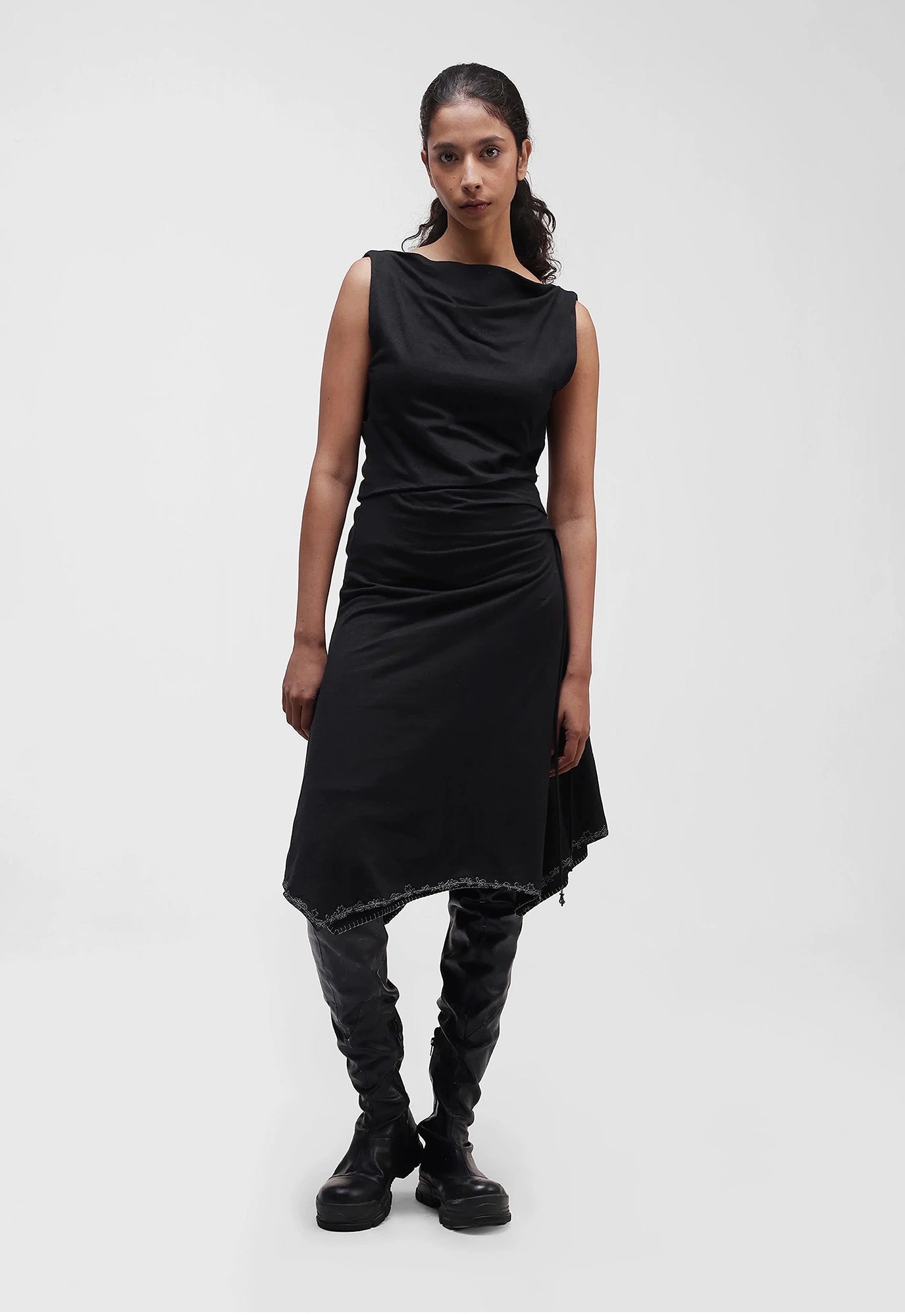 Assymetric Layered Knit Dress Assymetric Layered Knit Dress