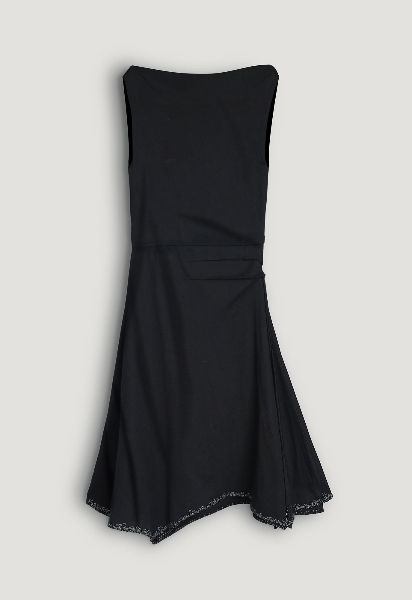 Assymetric Layered Knit Dress