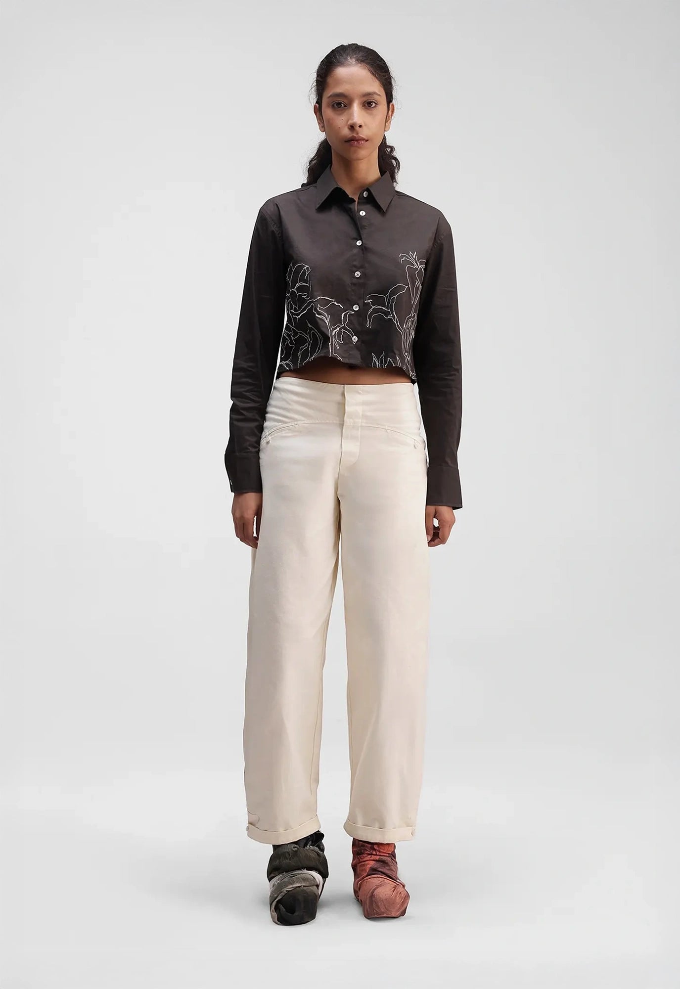 Fleur Cropped Shirt