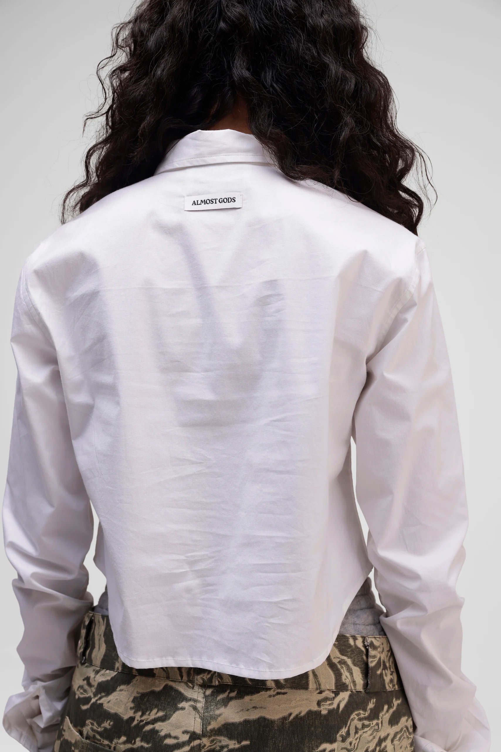 Long Sleeve Cropped Shirt