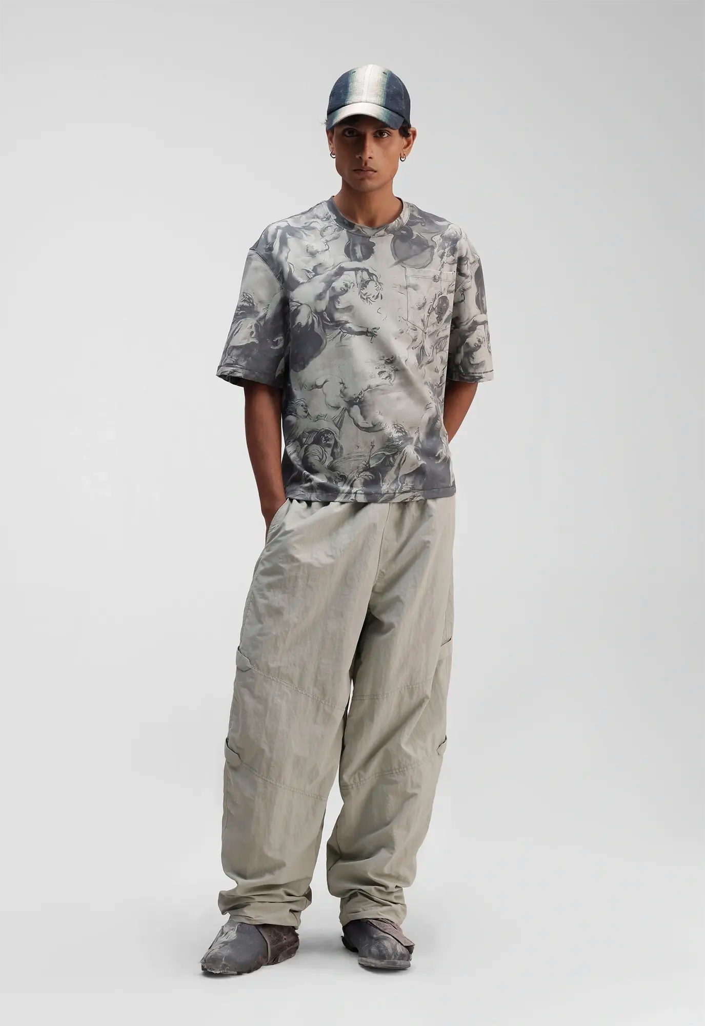 Ascension Relaxed Tee in Grey