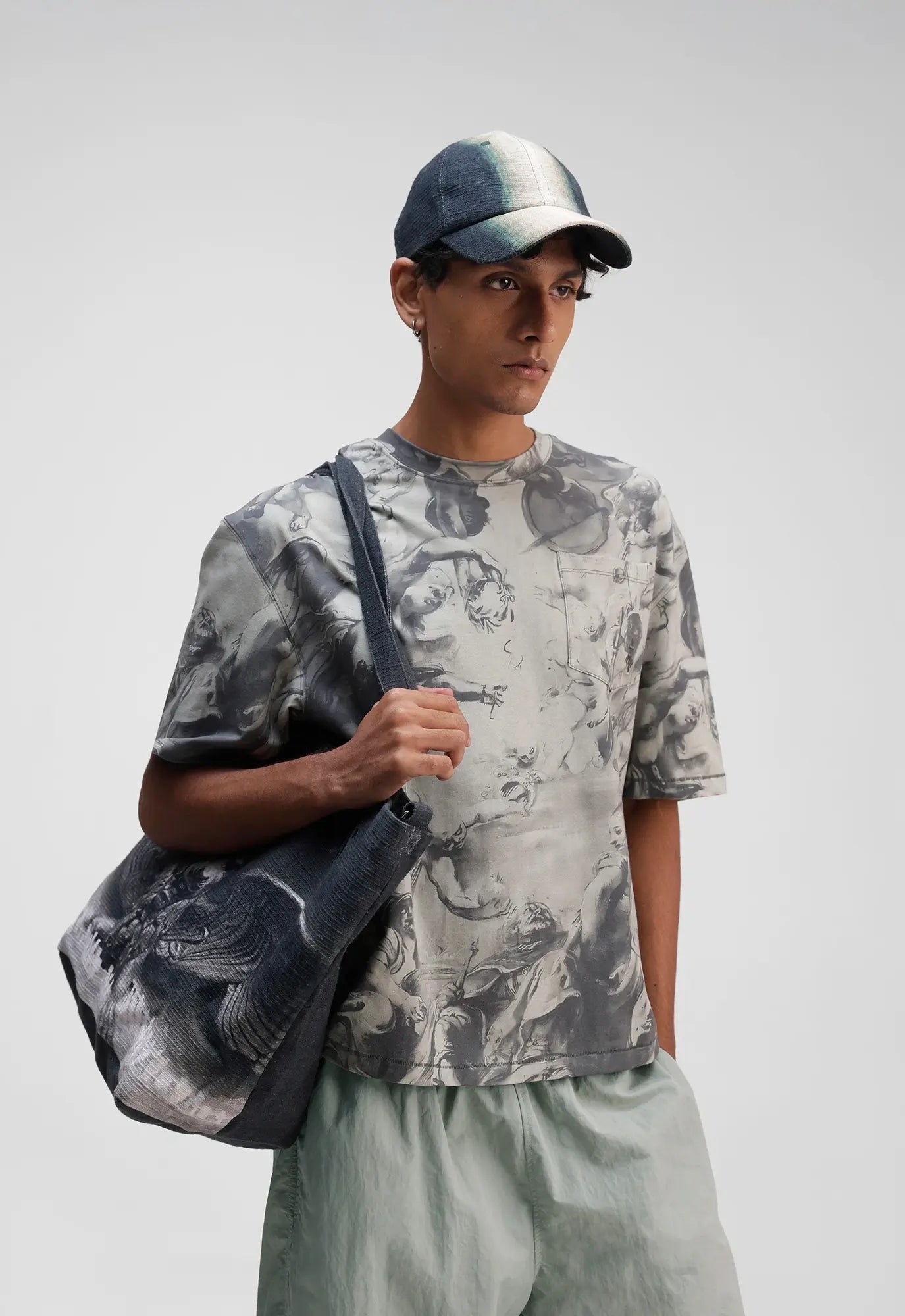 Ascension Relaxed Tee in Grey