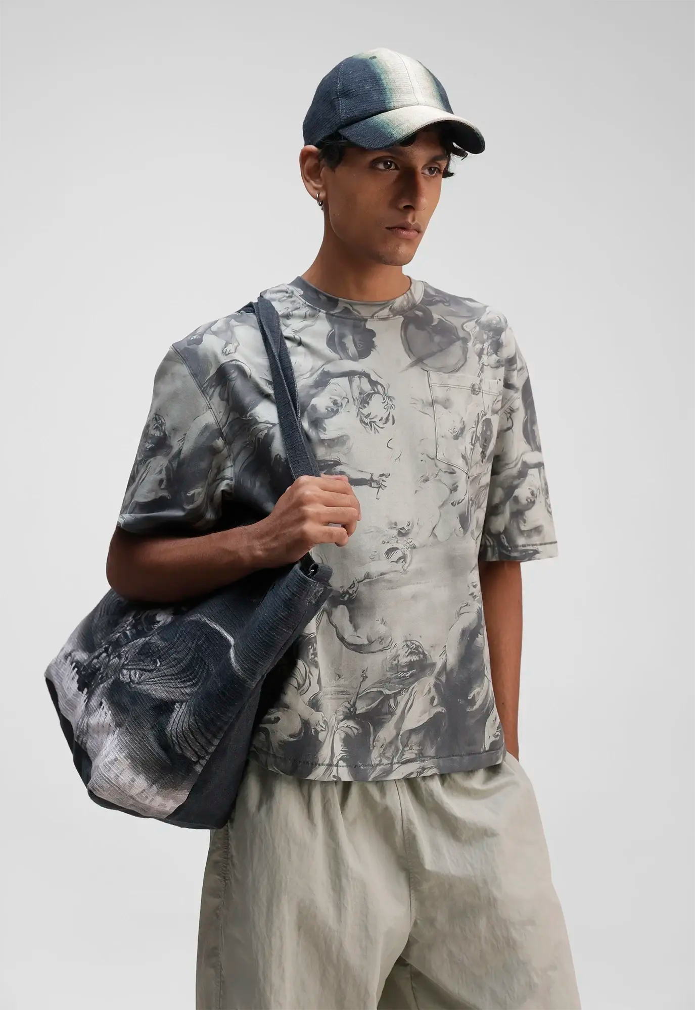 Ascension Relaxed Tee in Grey