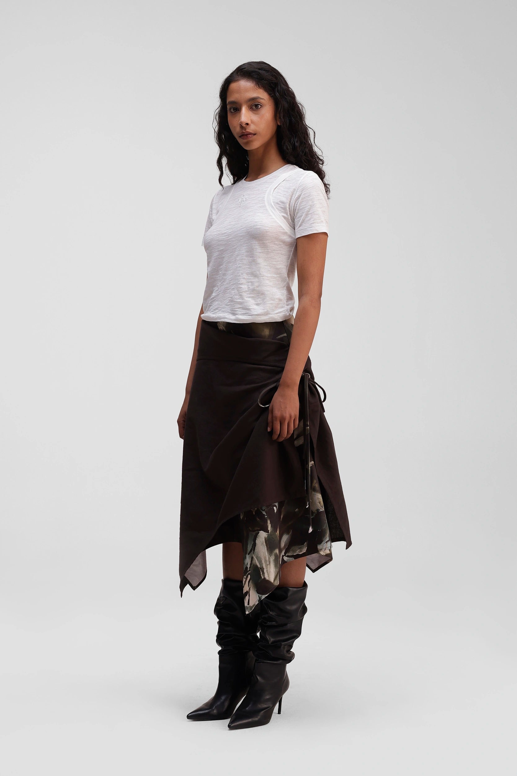 Layered Top in White