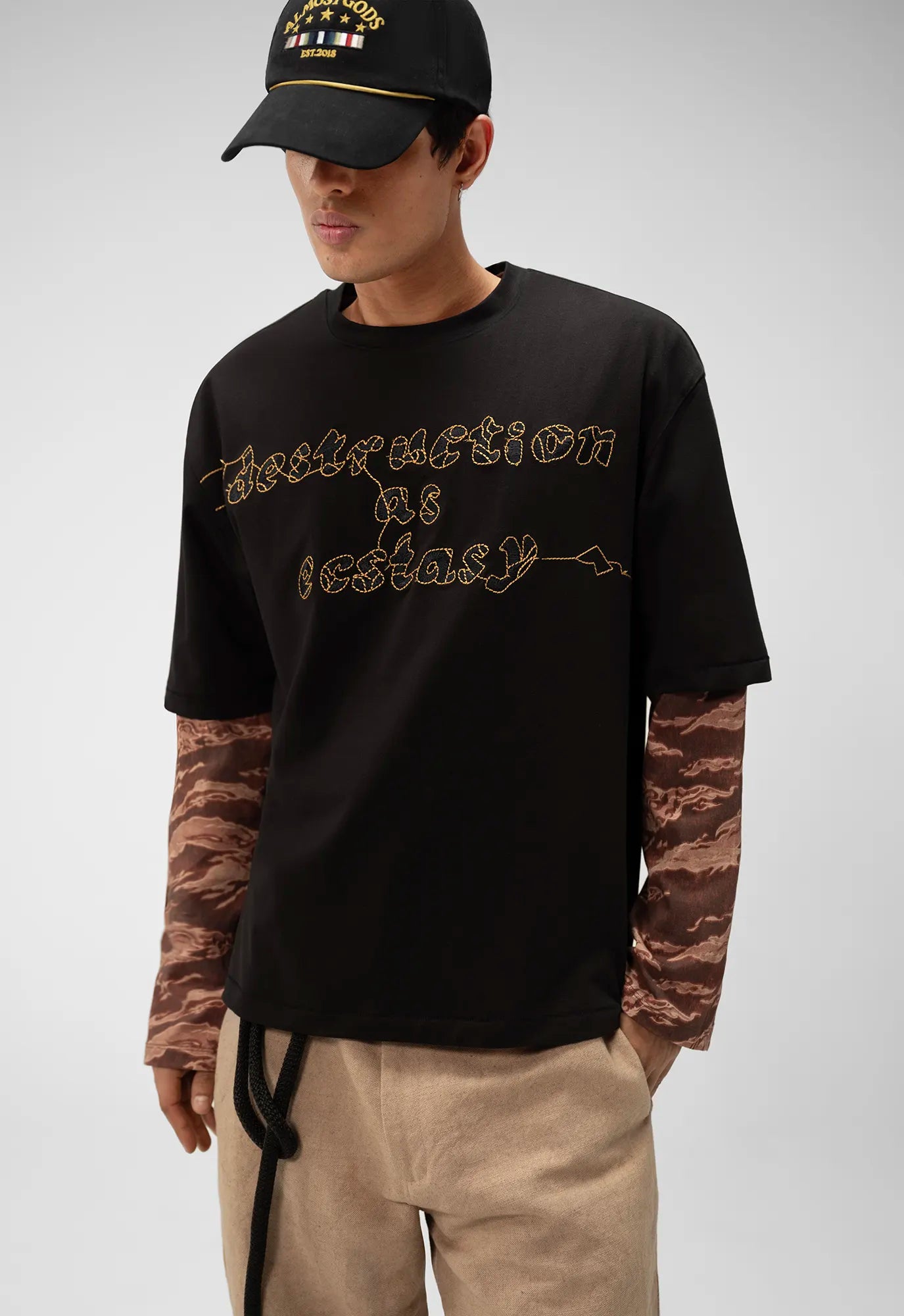 Destruction as Ecstasy Embroidered Boxy Tee
