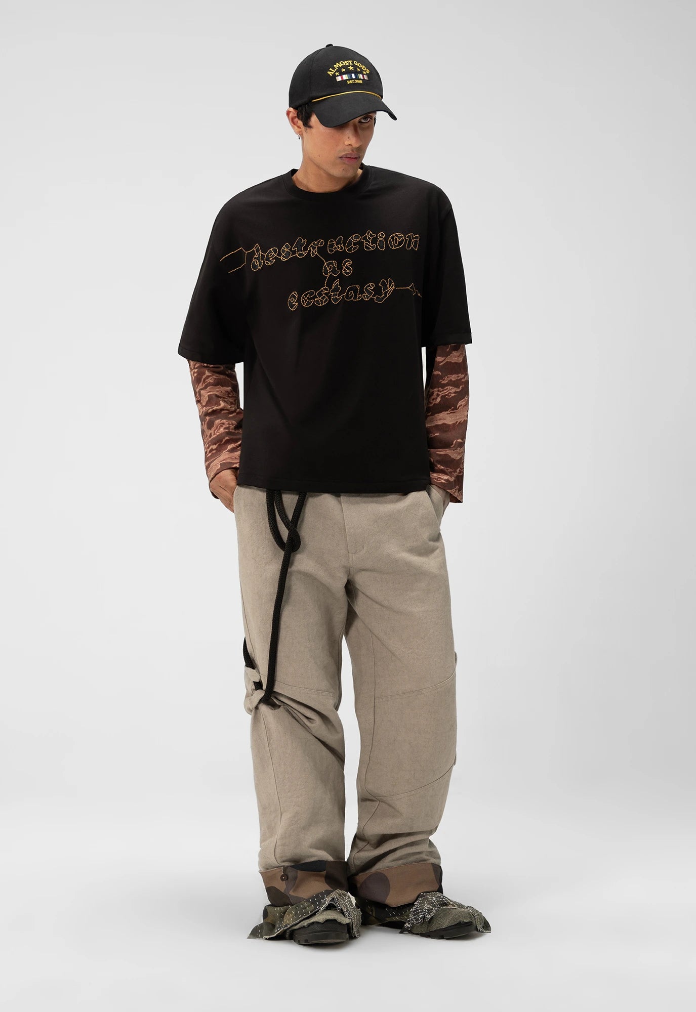 Destruction as Ecstasy Embroidered Boxy Tee