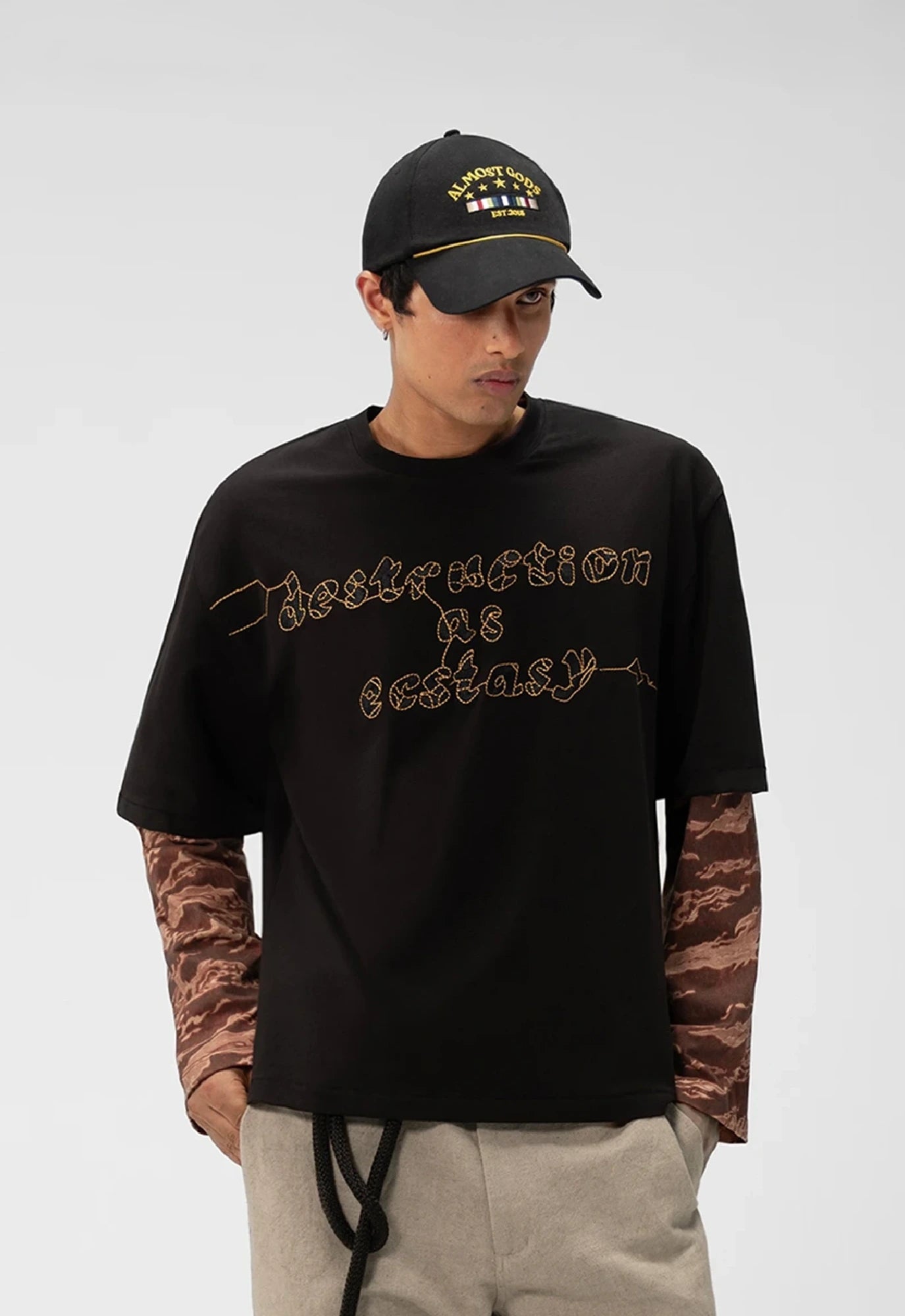 Destruction as Ecstasy Embroidered Boxy Tee