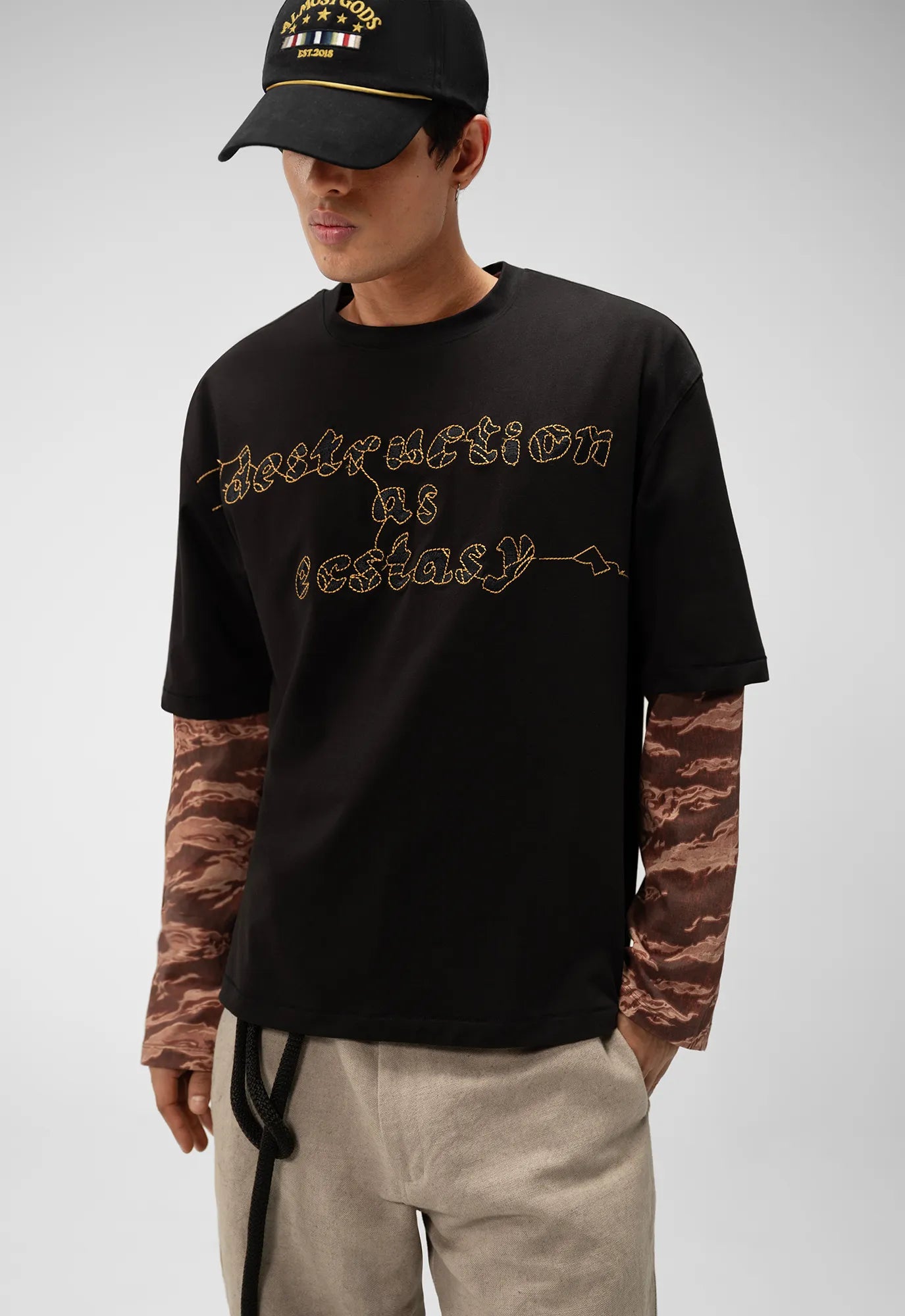 Destruction as Ecstasy Embroidered Boxy Tee