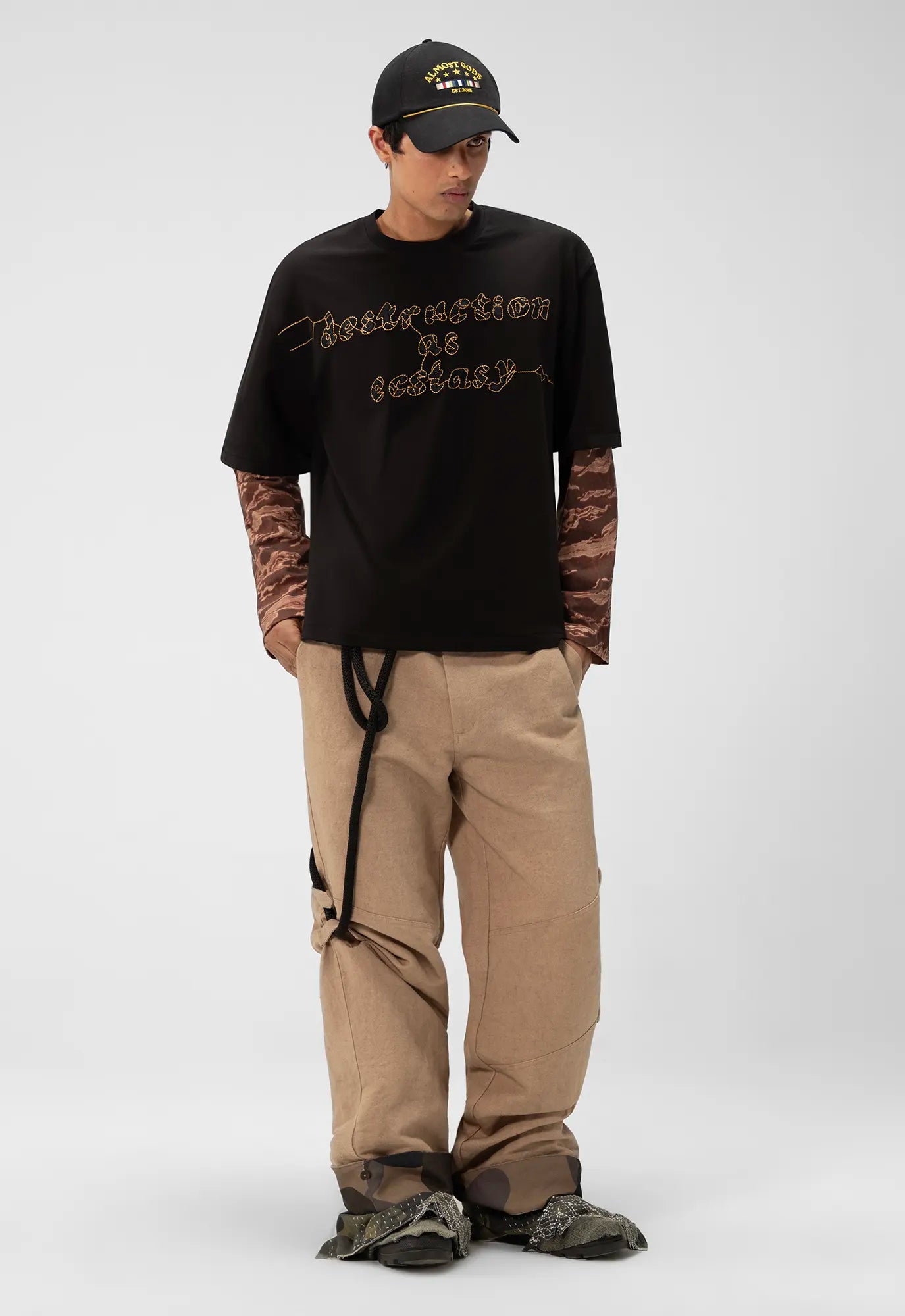Destruction as Ecstasy Embroidered Boxy Tee