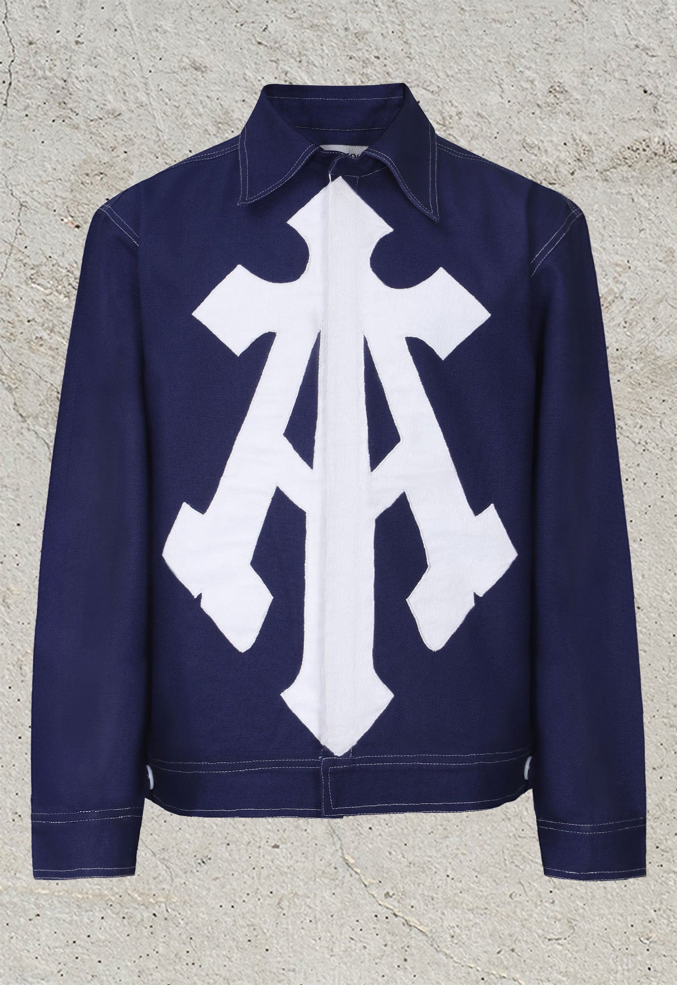 BLUE ALPHA CROSS JACKET