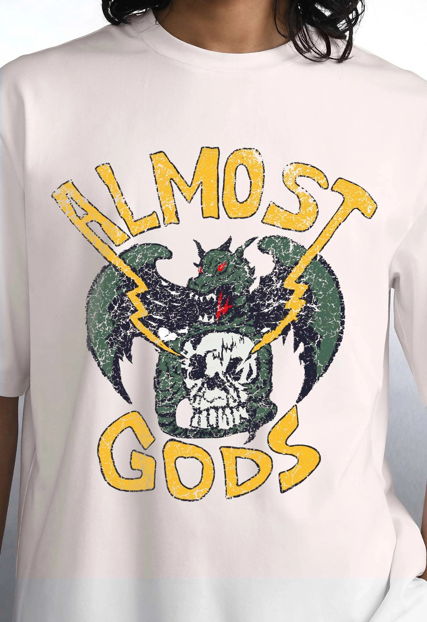 Recon Relaxed Tee In Off White