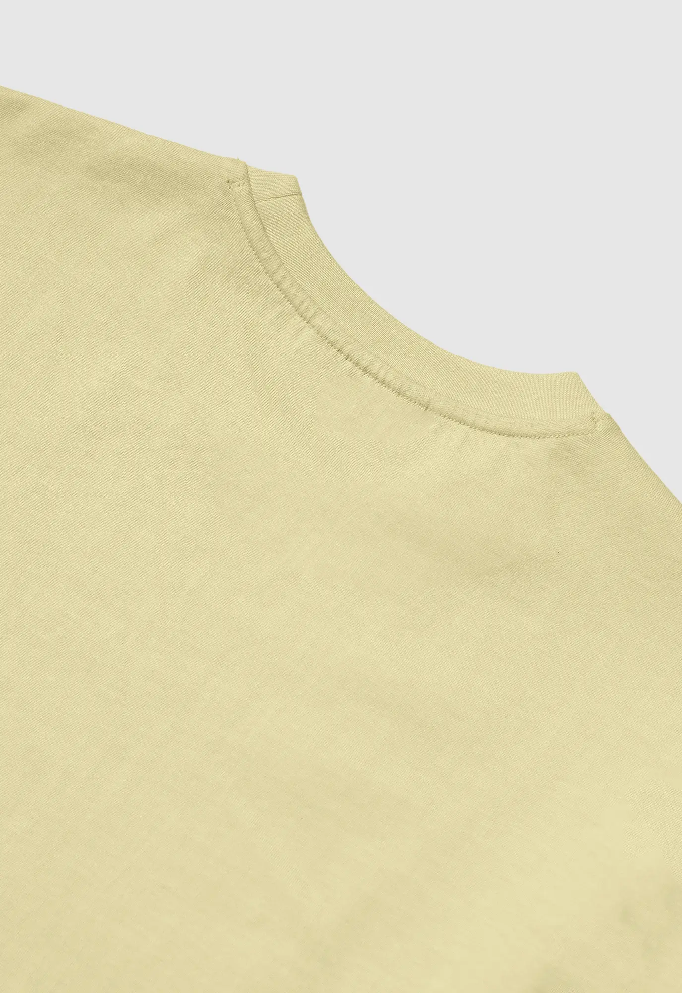 Gothic Relaxed Tee in Butter Yellow
