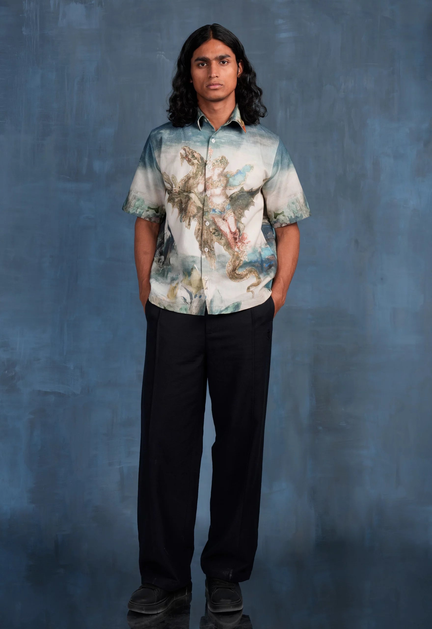 Dream Of The Orient Linen Relaxed Shirt