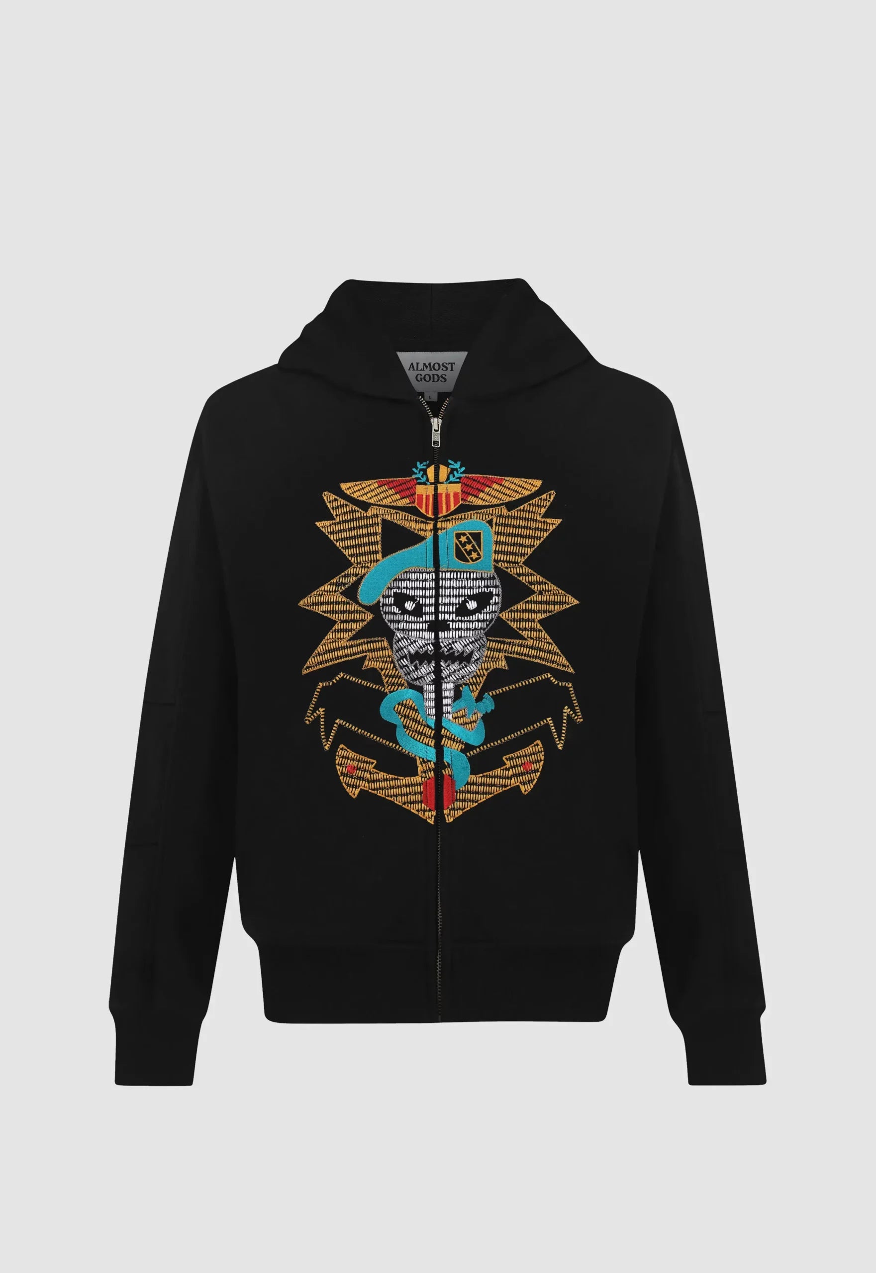Insignia Embroidered Zip Hoodie