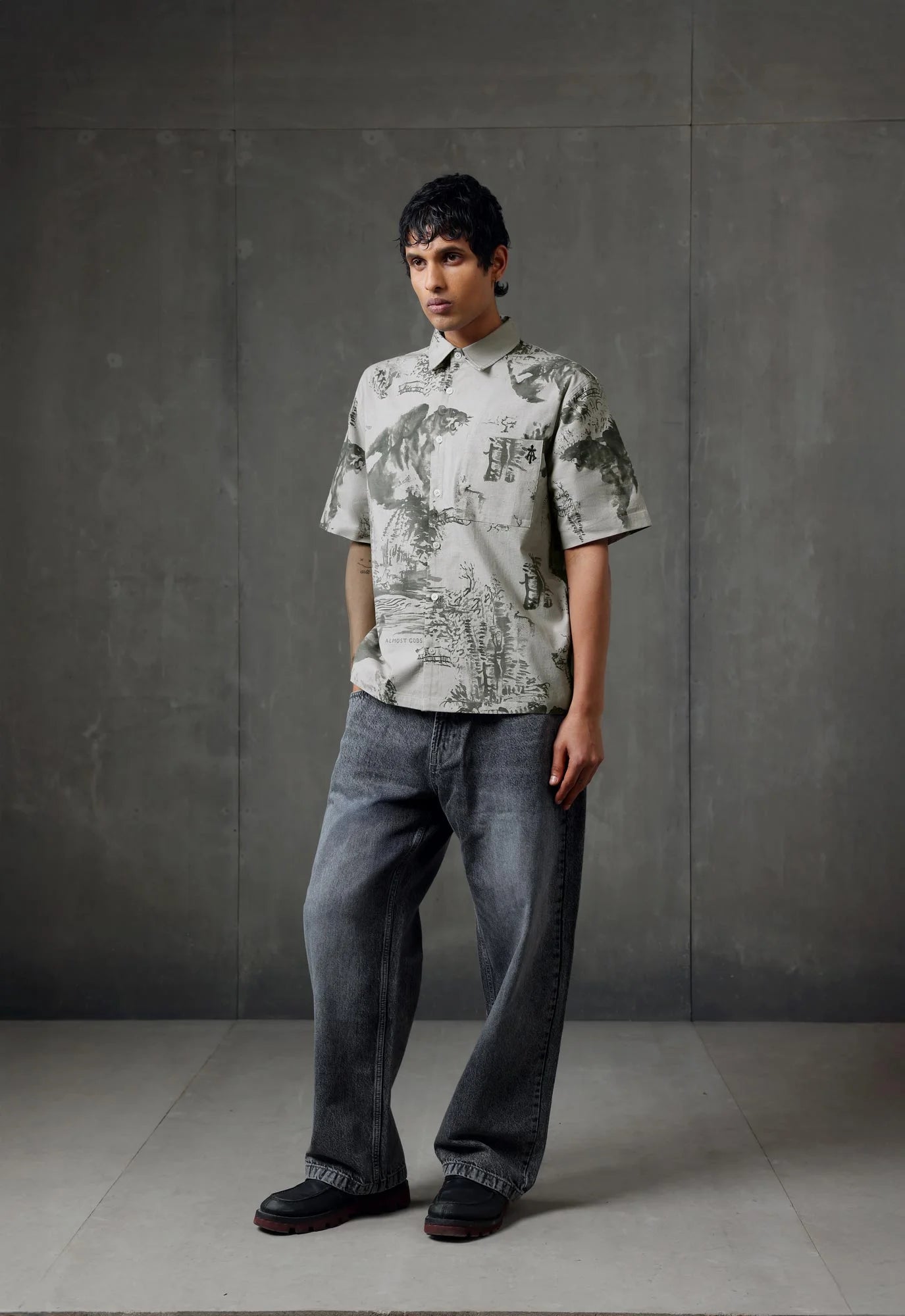 Terrain Relaxed Shirt in Green