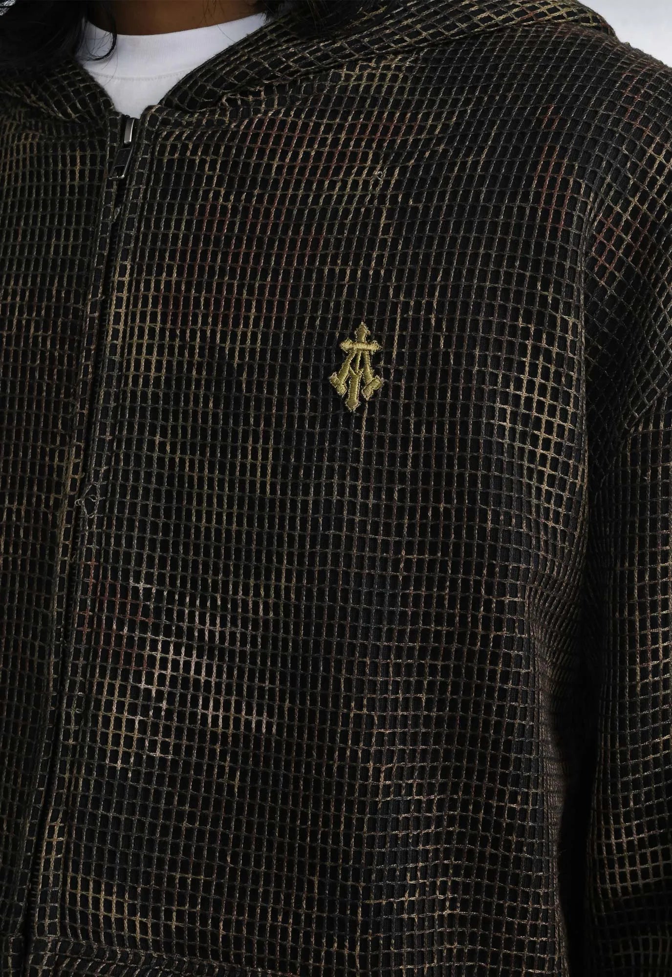 Mandrake Camo Net Zip Hoodie