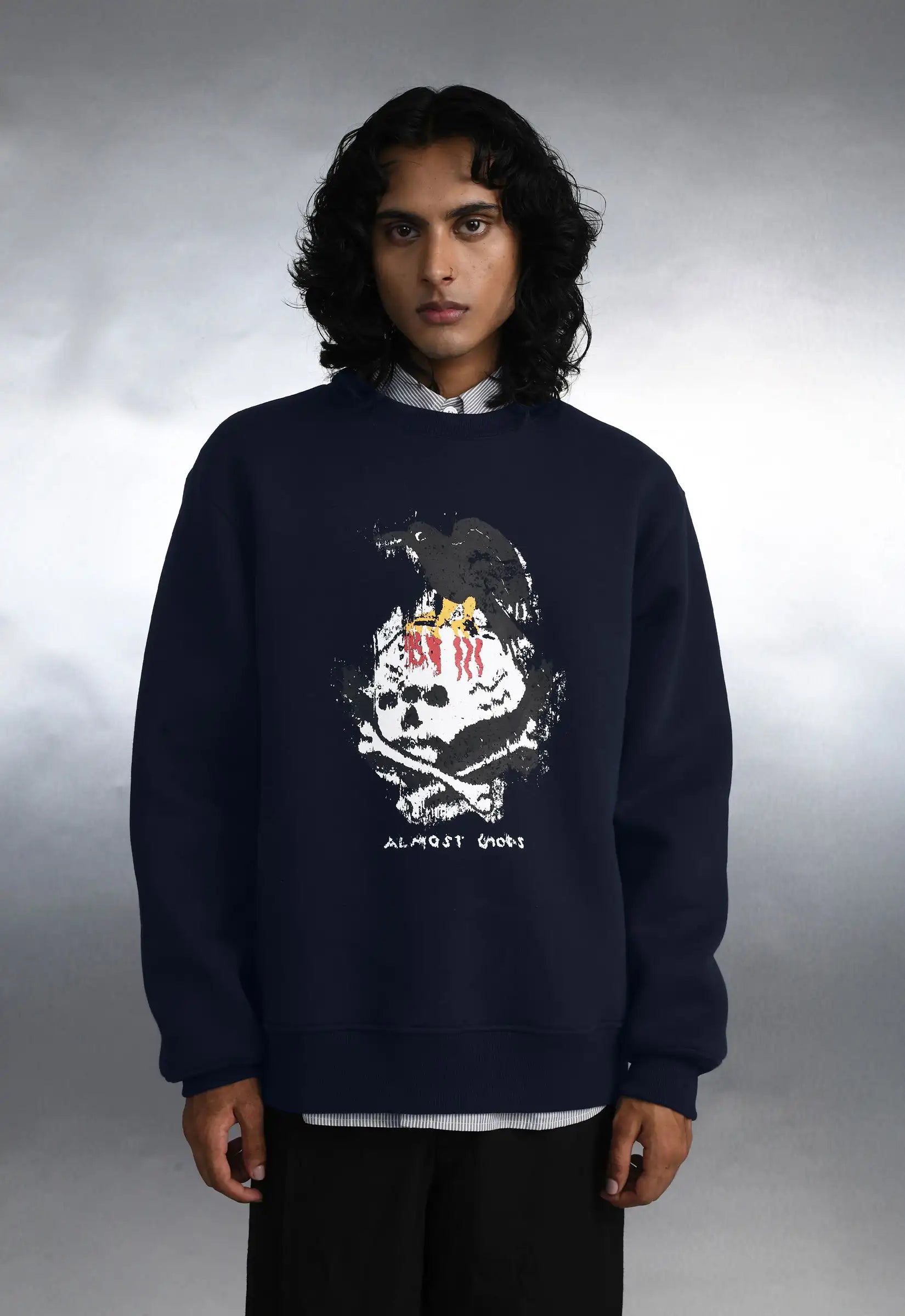 Nevermore Sweatshirt In Navy
