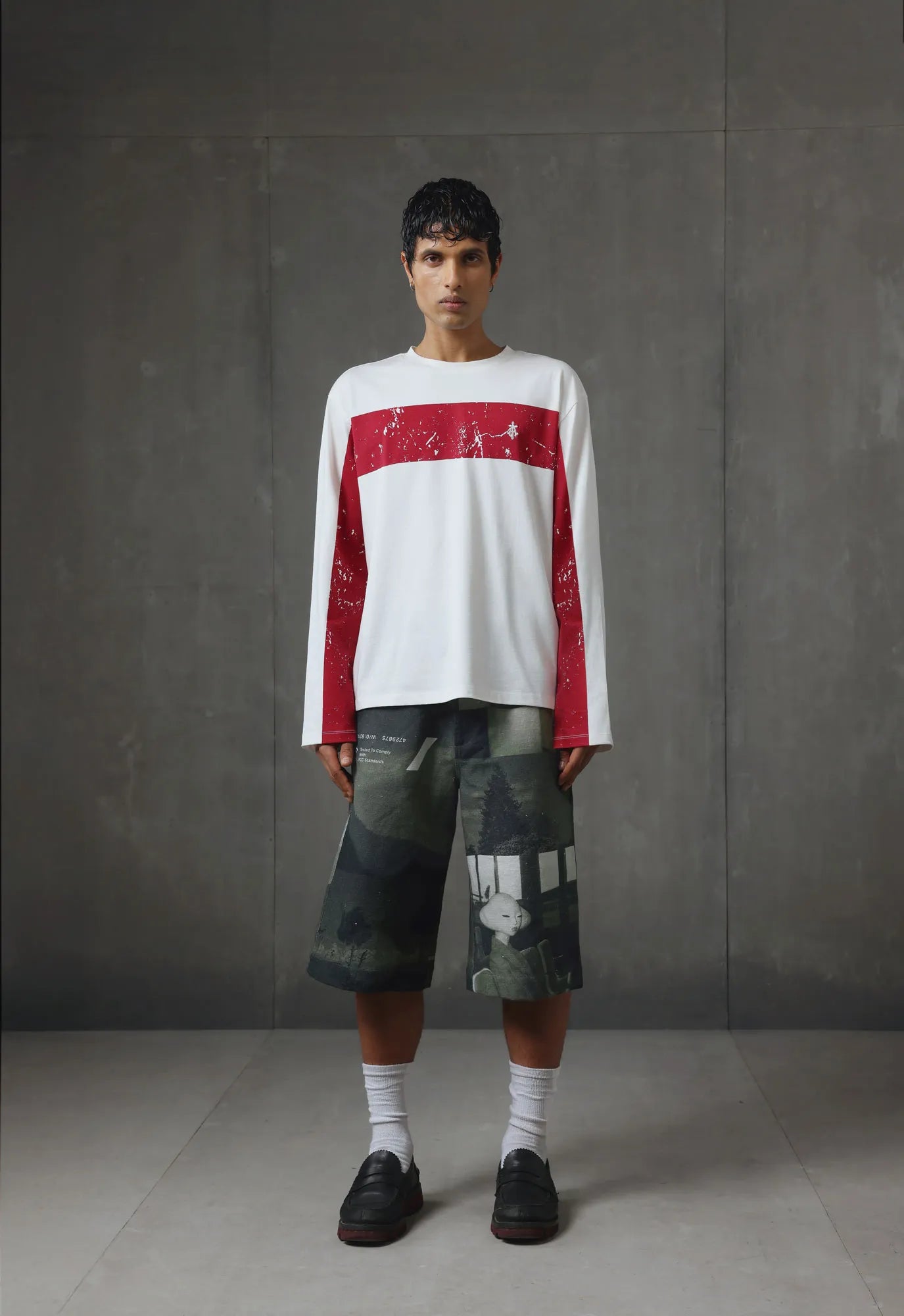 Debris Long Sleeve Relaxed Tee