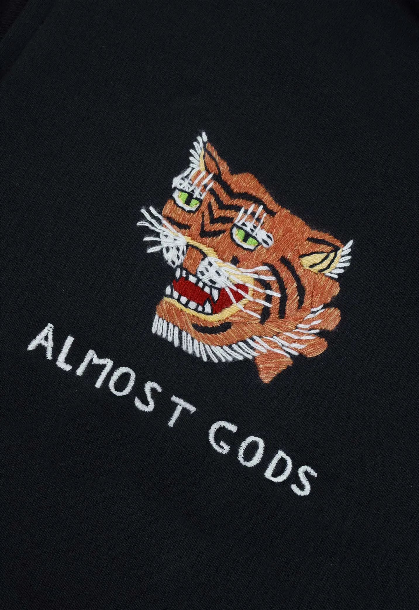 Hand Embroidered Saigon Zip Hoodie