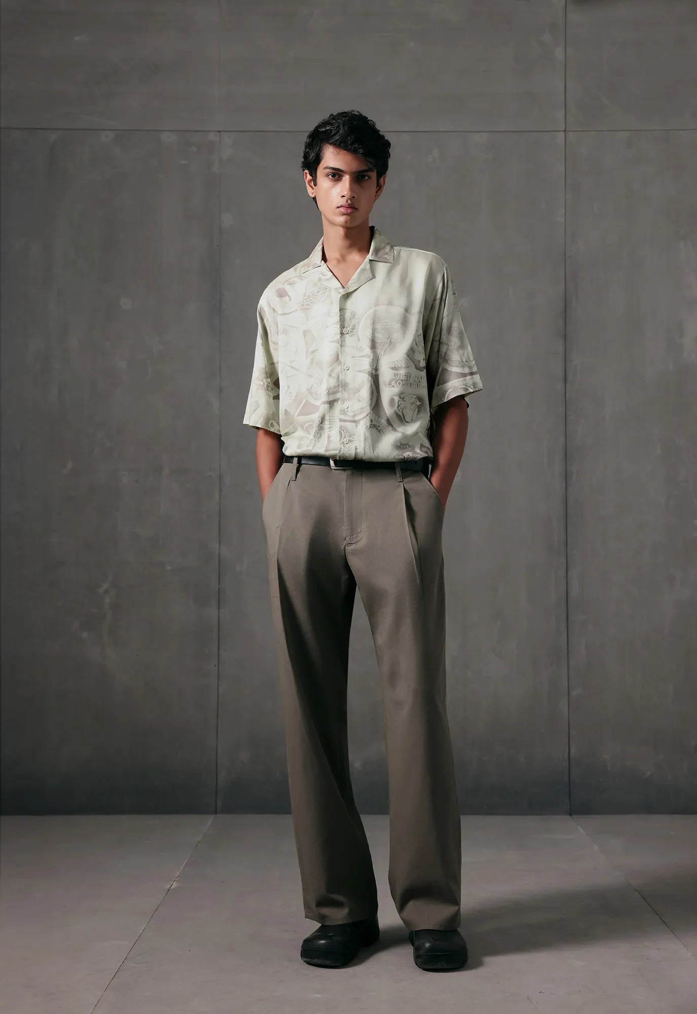 Aegis Relaxed Shirt in Brown