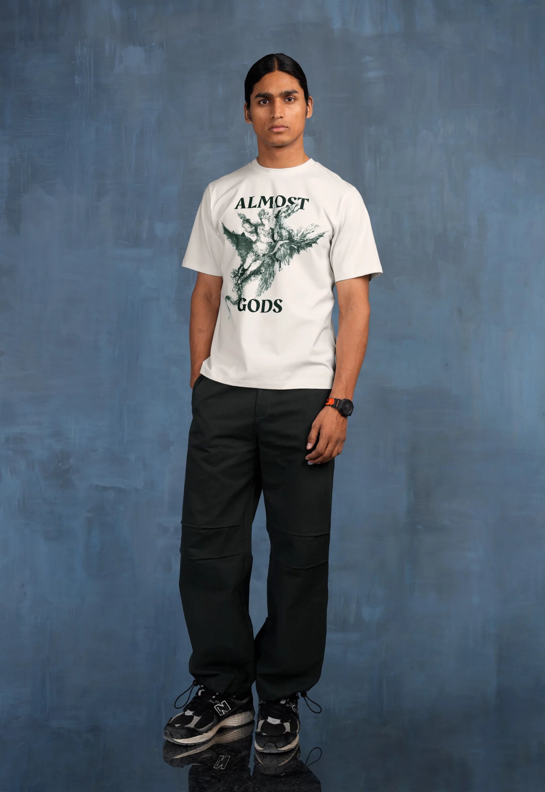 Dream Of The Orient Relaxed Tee In Off White