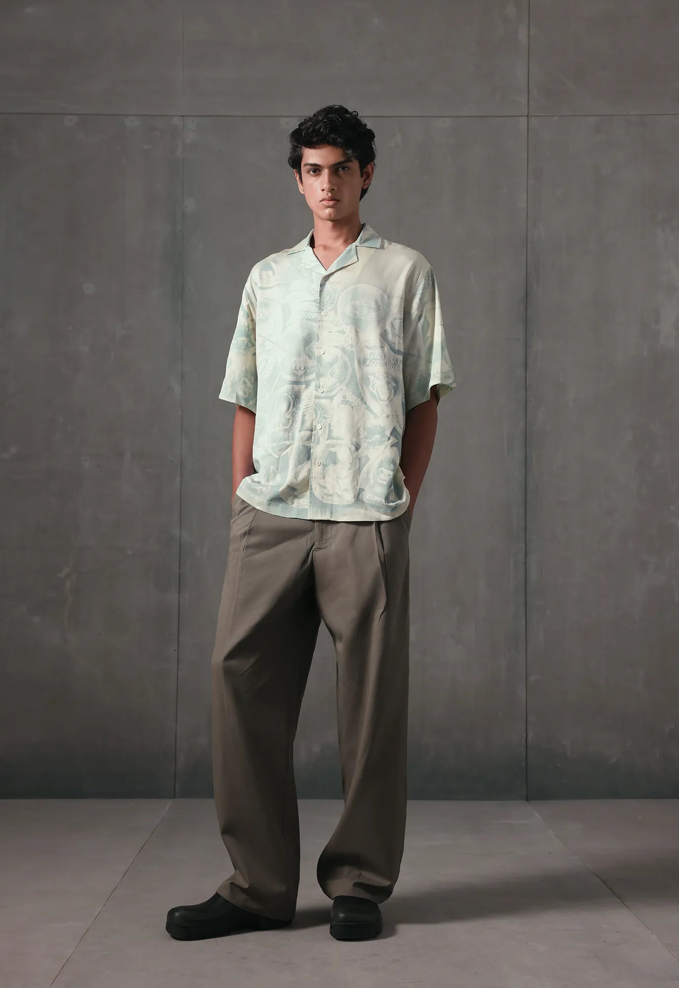 Aegis Relaxed Shirt in Blue