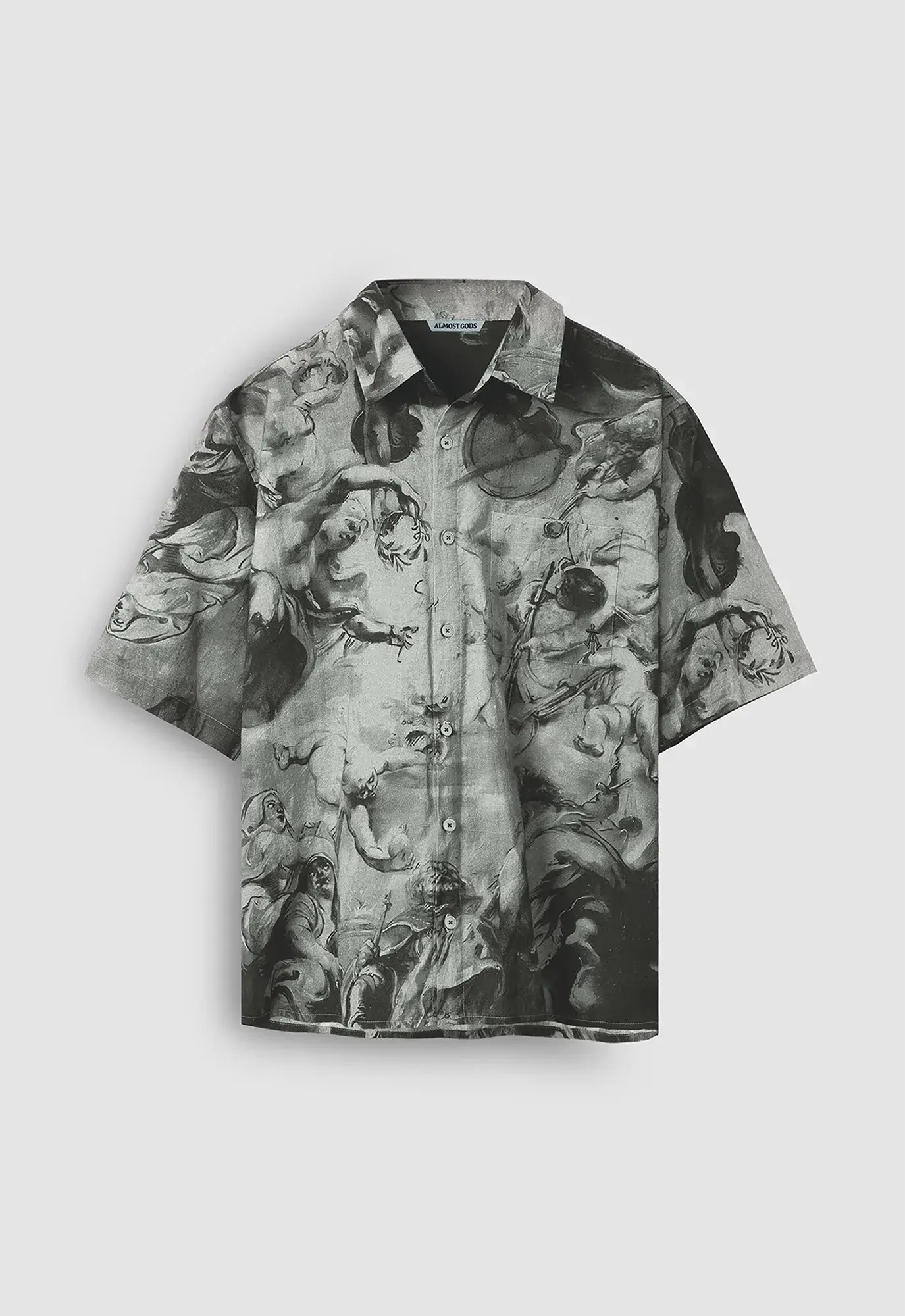 Ascension Linen Relaxed Shirt in Grey