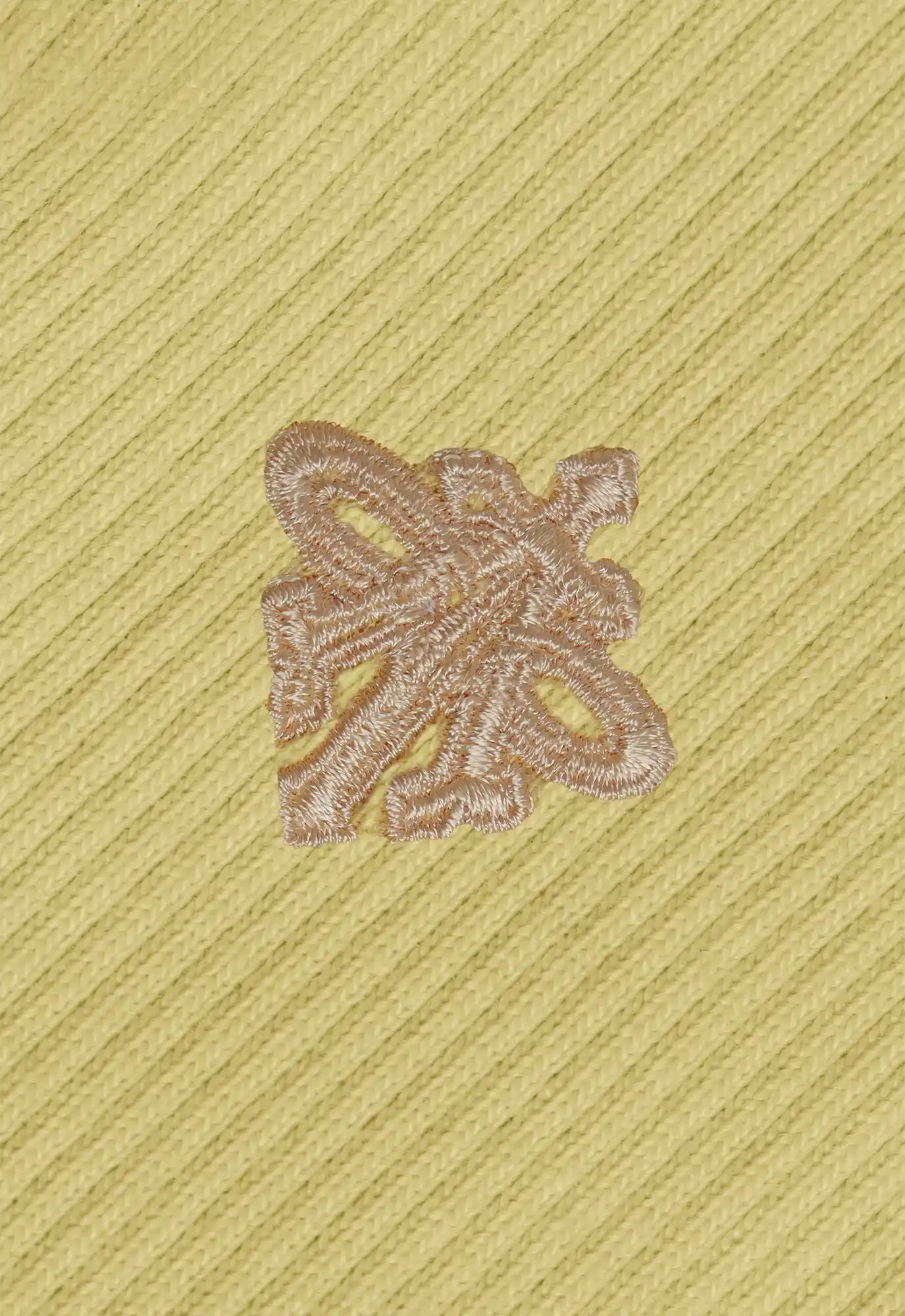 Alpha Cross Ribbed Tank Top in Butter Yellow