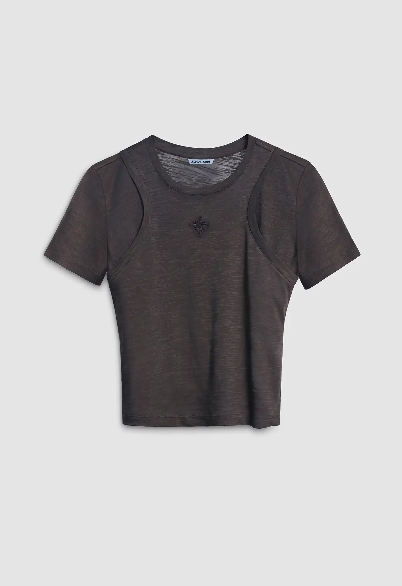 Layered Top in Brown