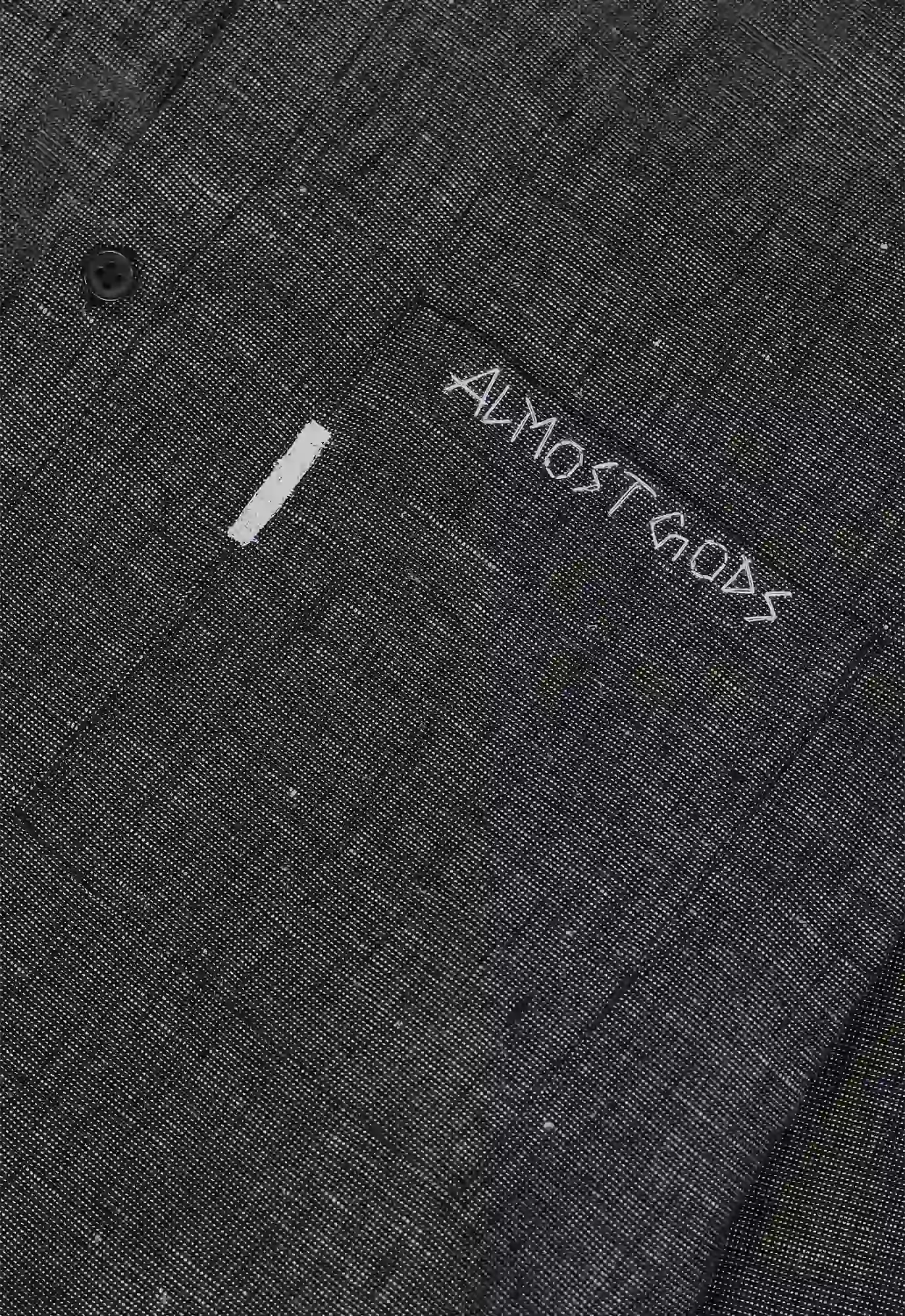 Hand Embroidered Flag Relaxed Shirt