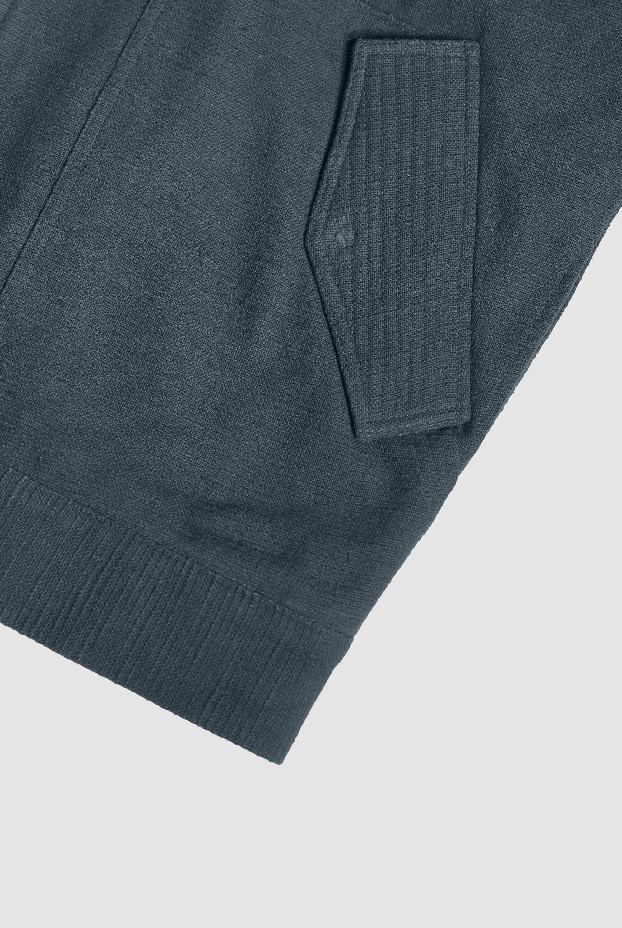 Hand Dyed Panelled Zip Jacket