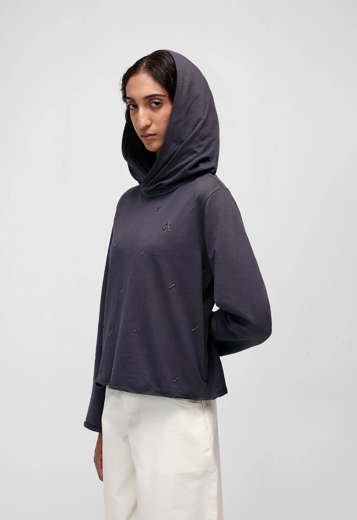 Cascade Hand Embroidered Kardana Hoodie