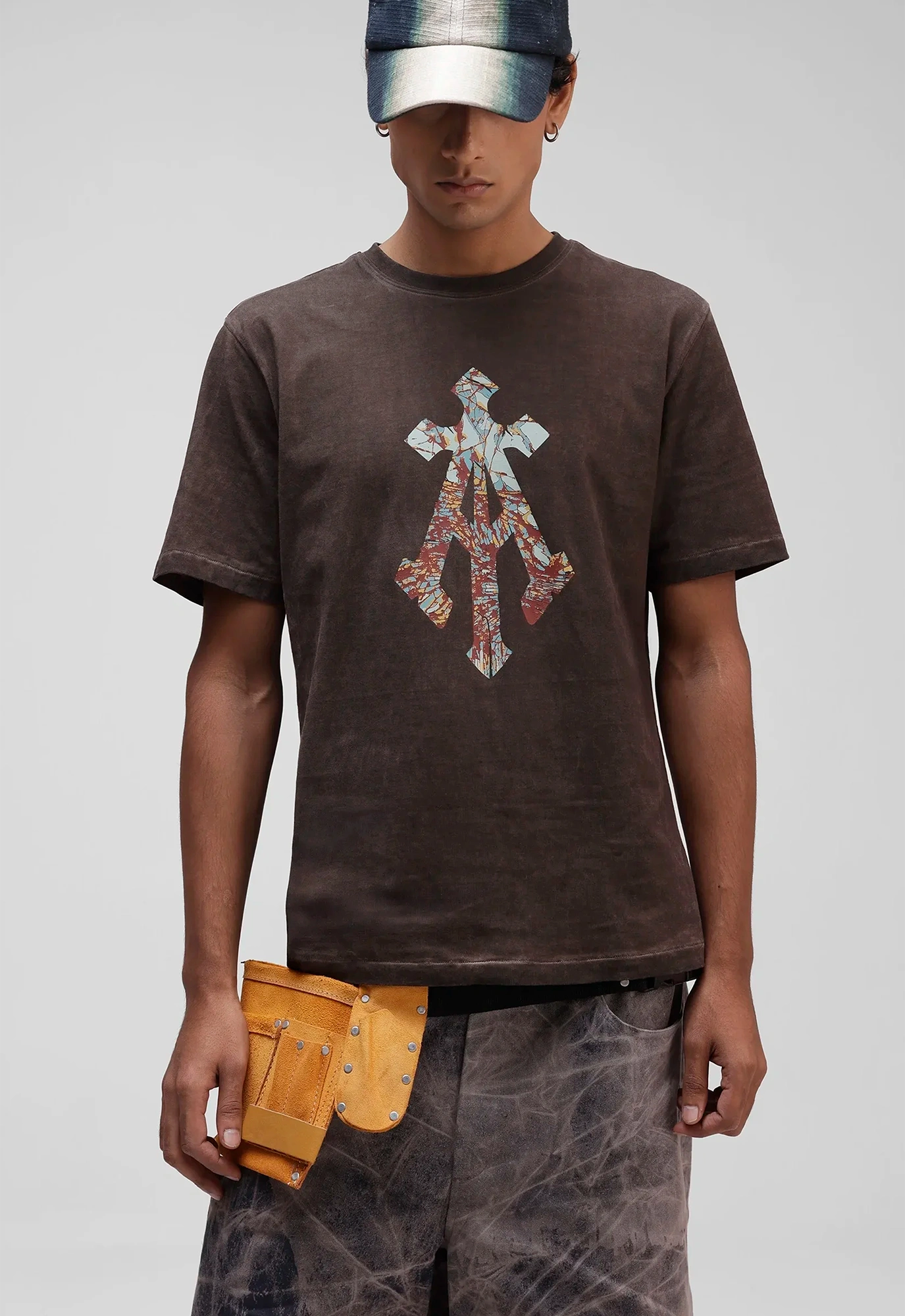 Shattered Alpha Cross Relaxed Tee