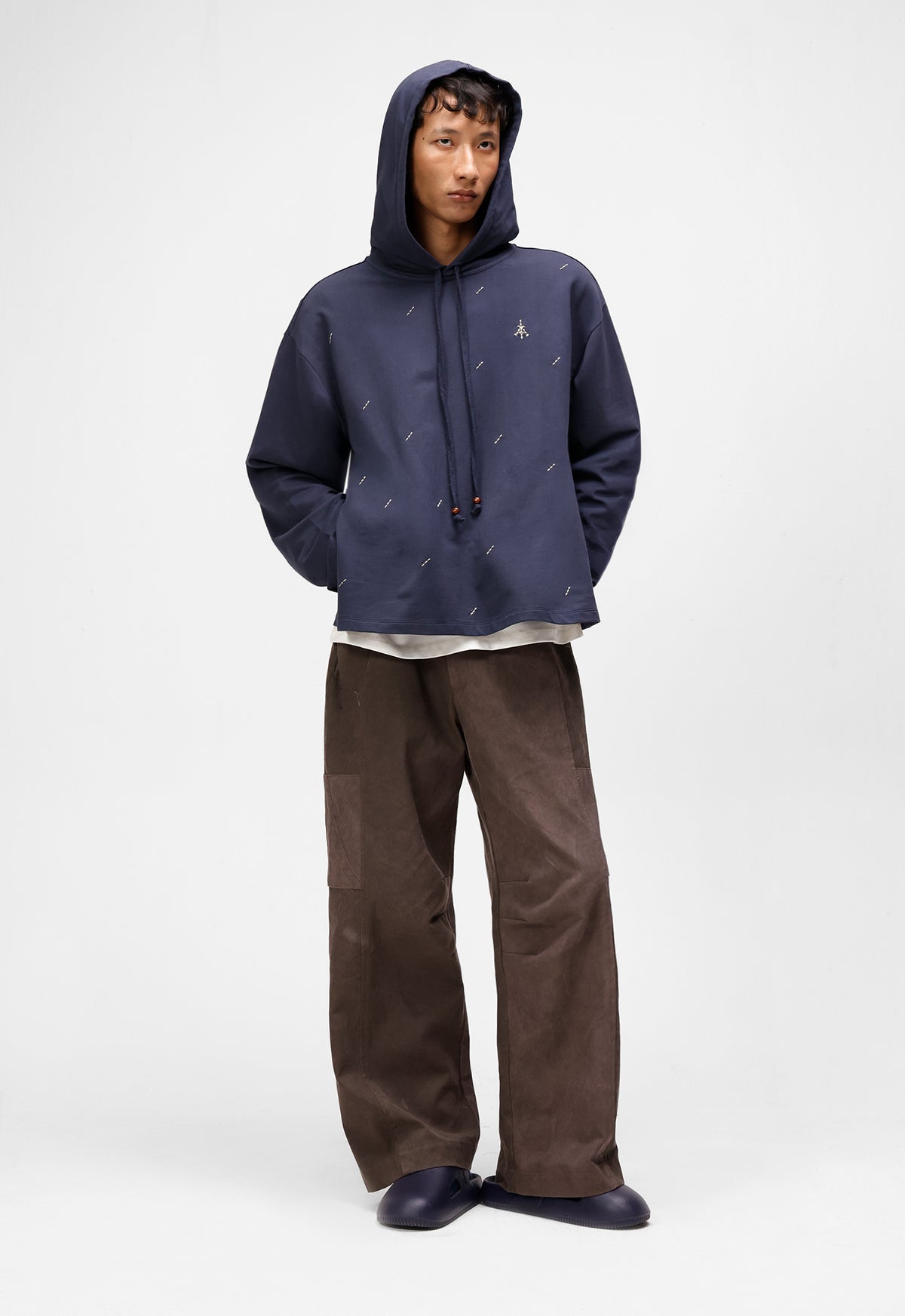 Alpha Cross Axis Oversized Hoodie