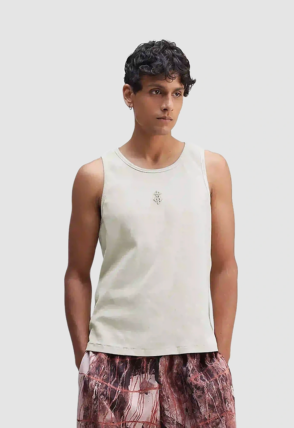 Alpha Cross R Logo Alpha Cross Ribbed Vest