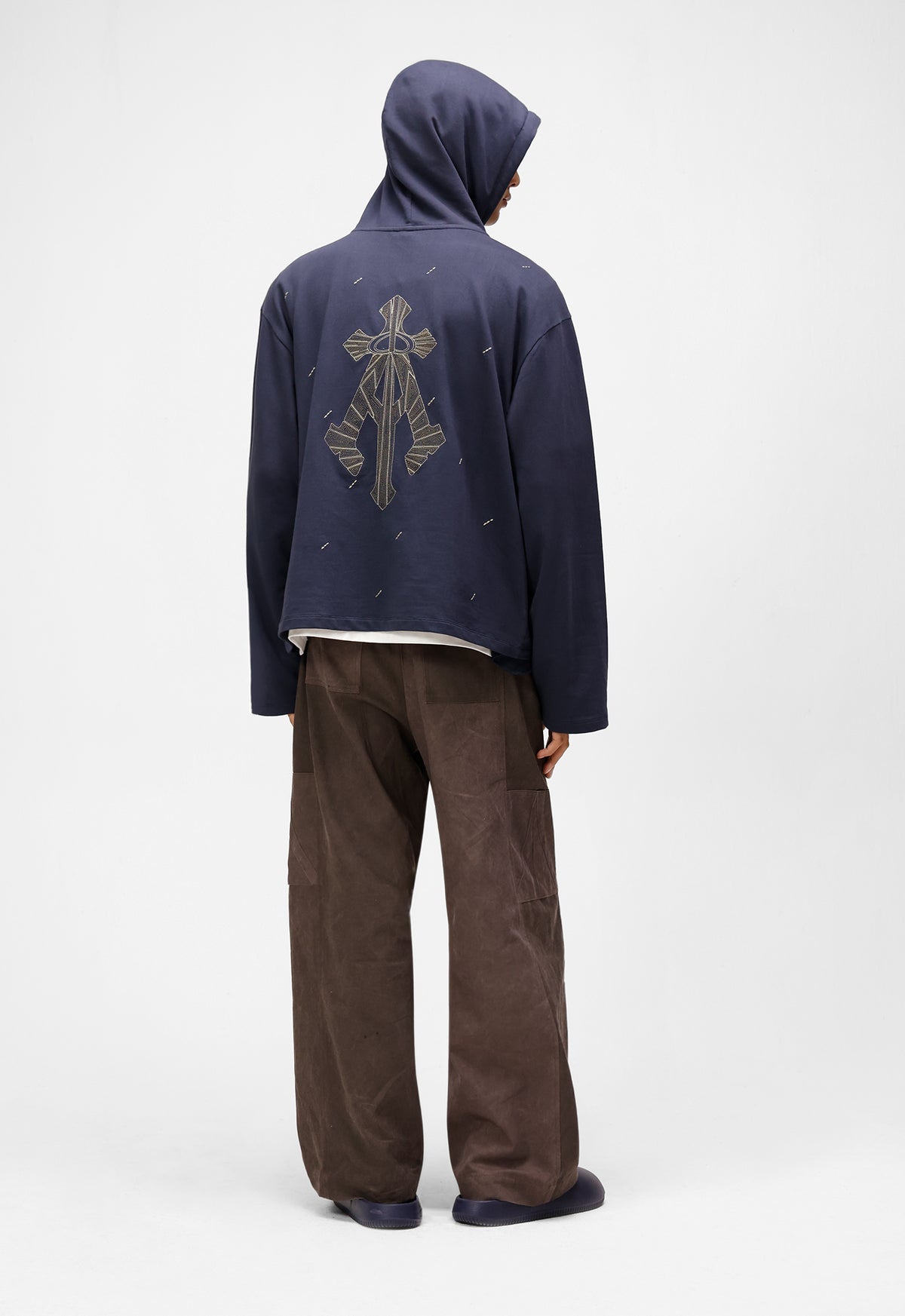 Alpha Cross Axis Oversized Hoodie