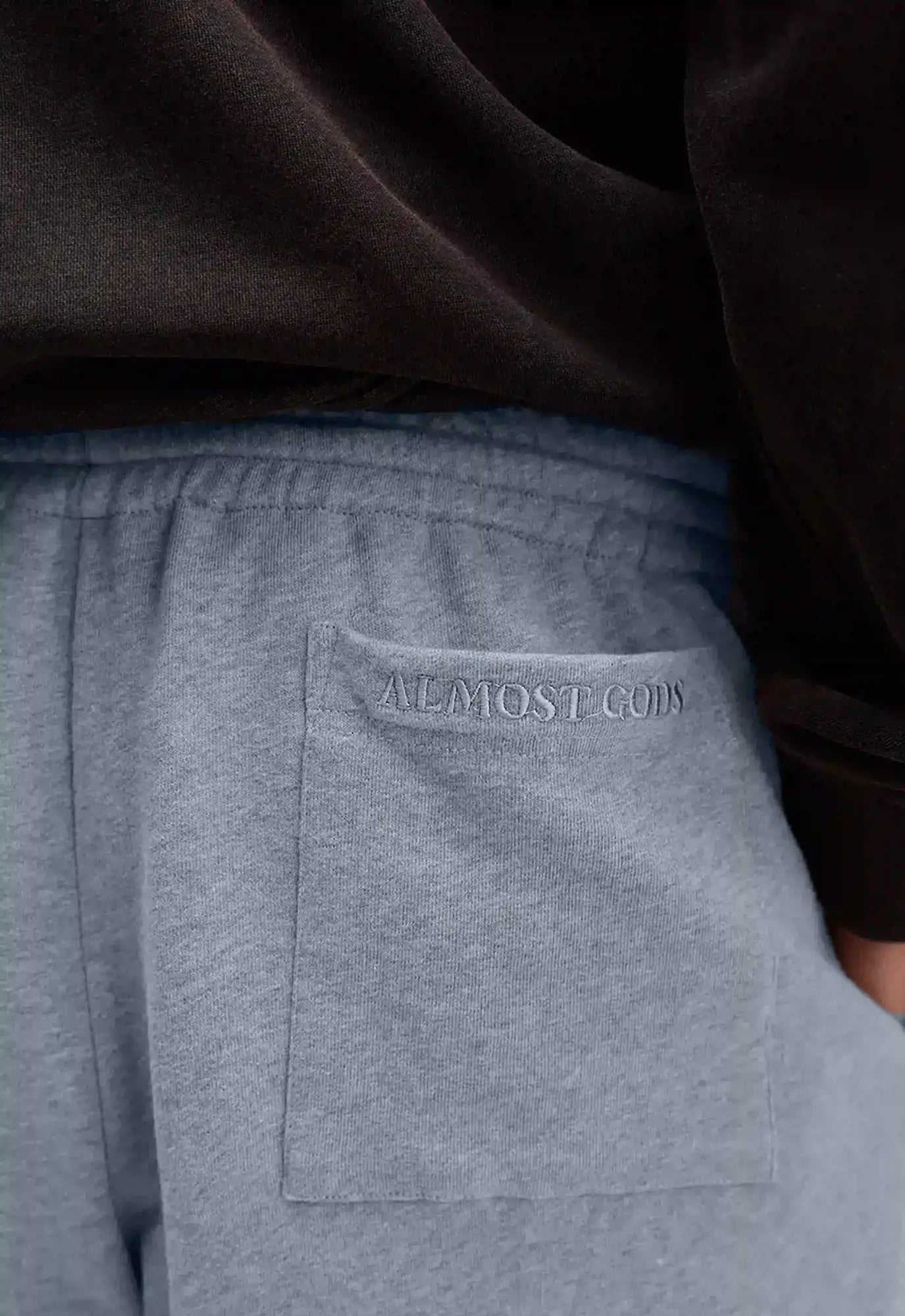 Pleated Sweatpants in Grey