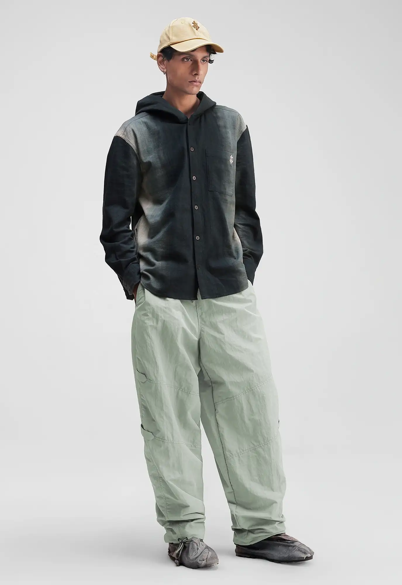 Panelled Windbreaker Pants