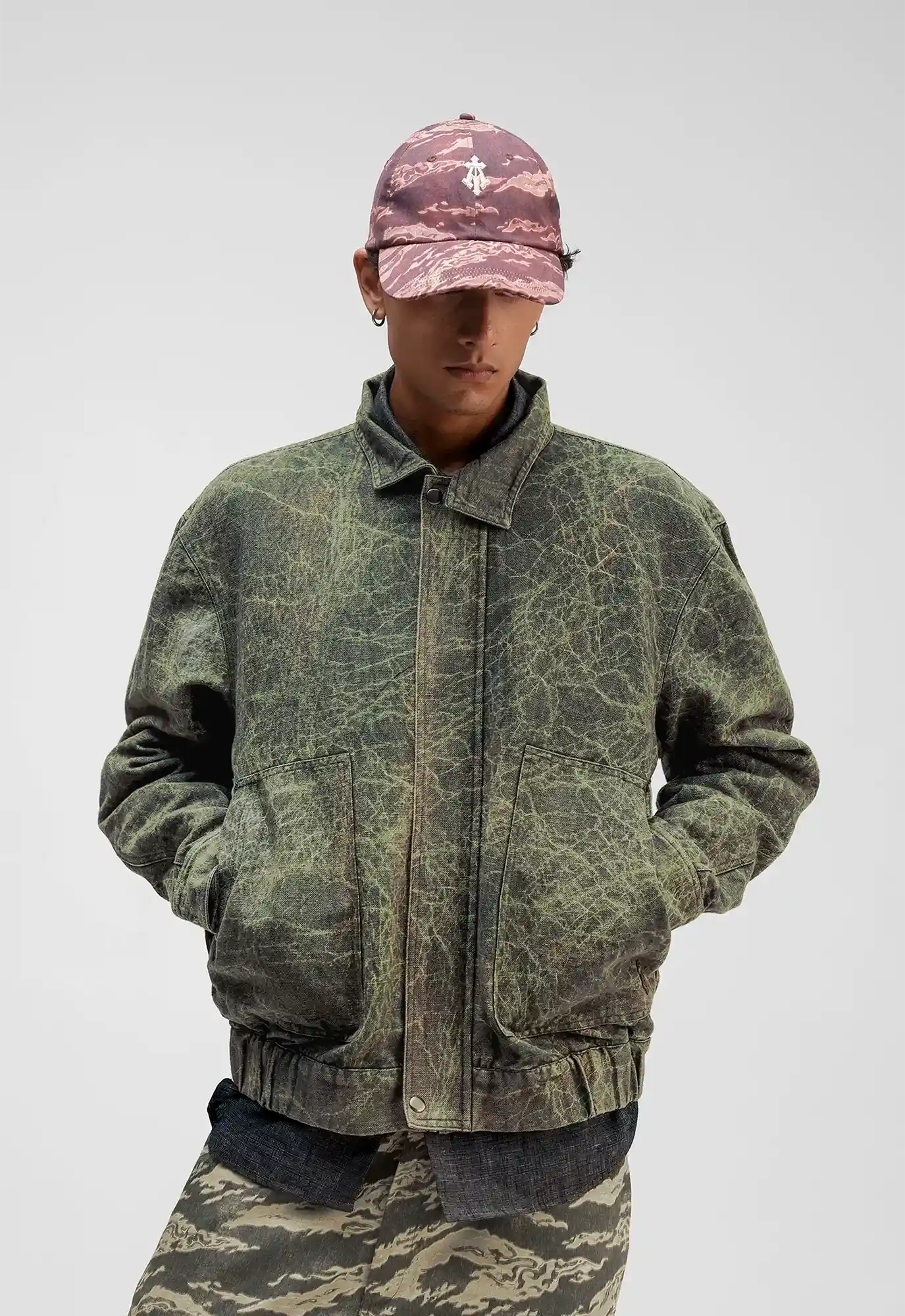 Acid Washed Mechanic Jacket