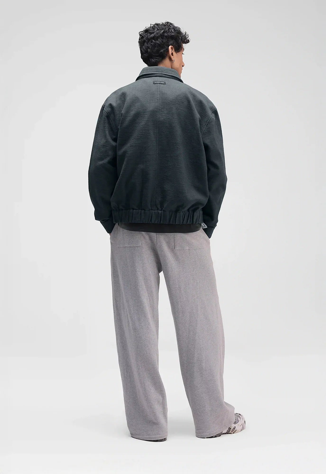 Hand Dyed Panelled Zip Jacket