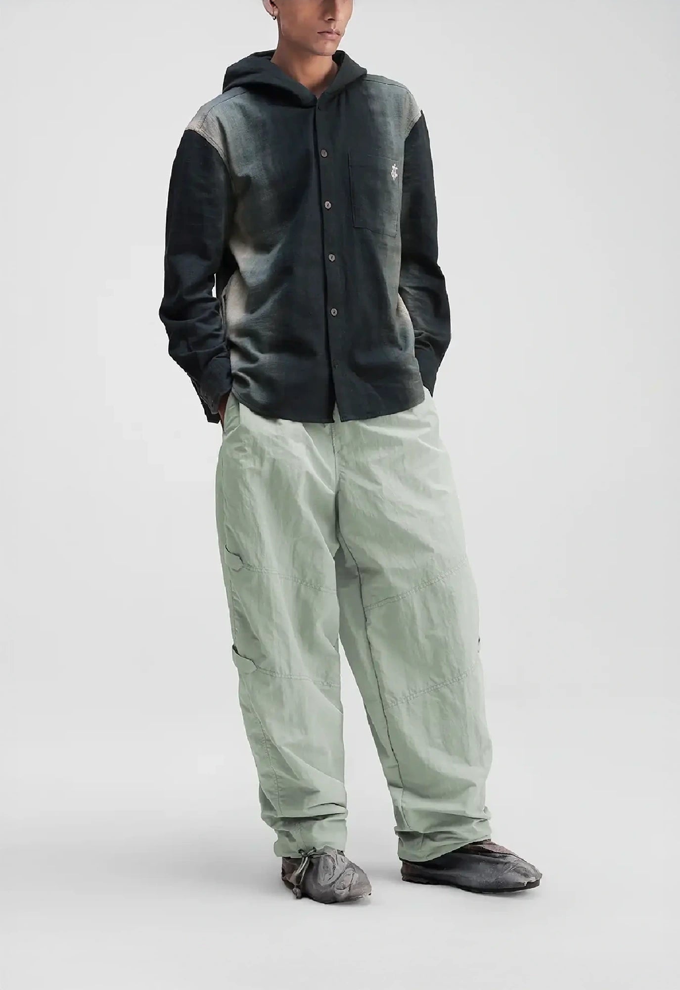 Panelled Windbreaker Pants
