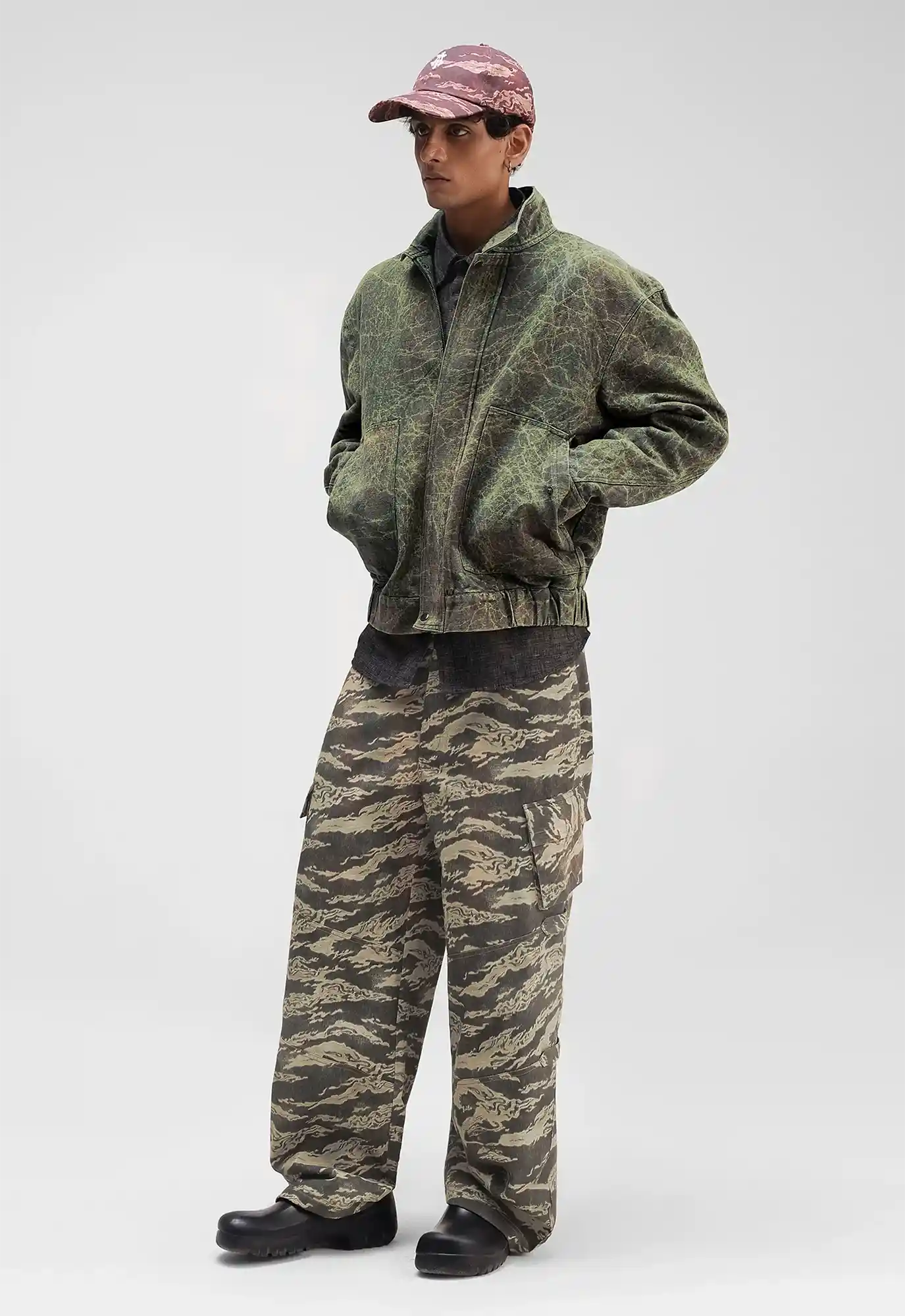 Acid Washed Mechanic Jacket