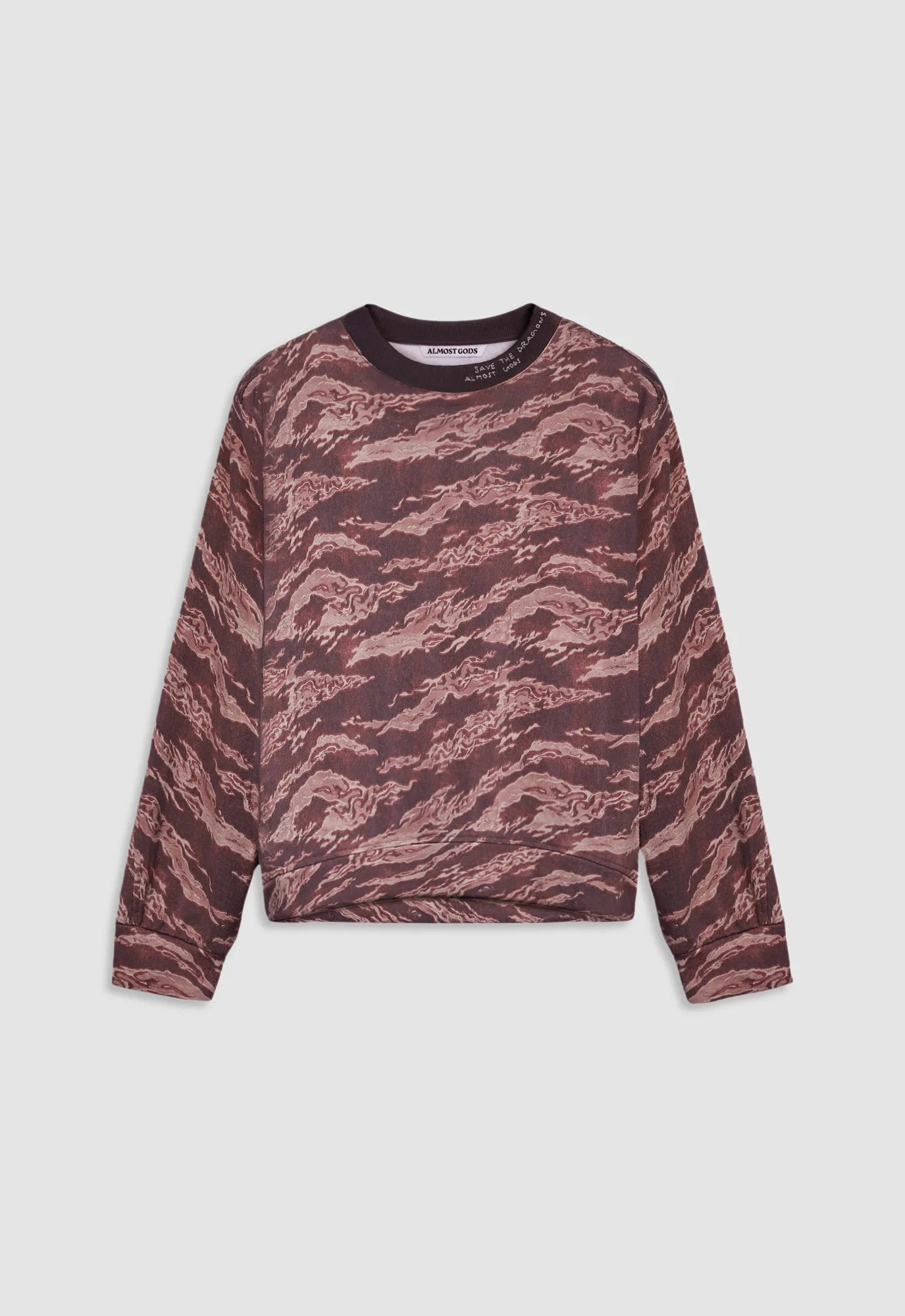 Emberstripe Camouflage Boxy Sweatshirt