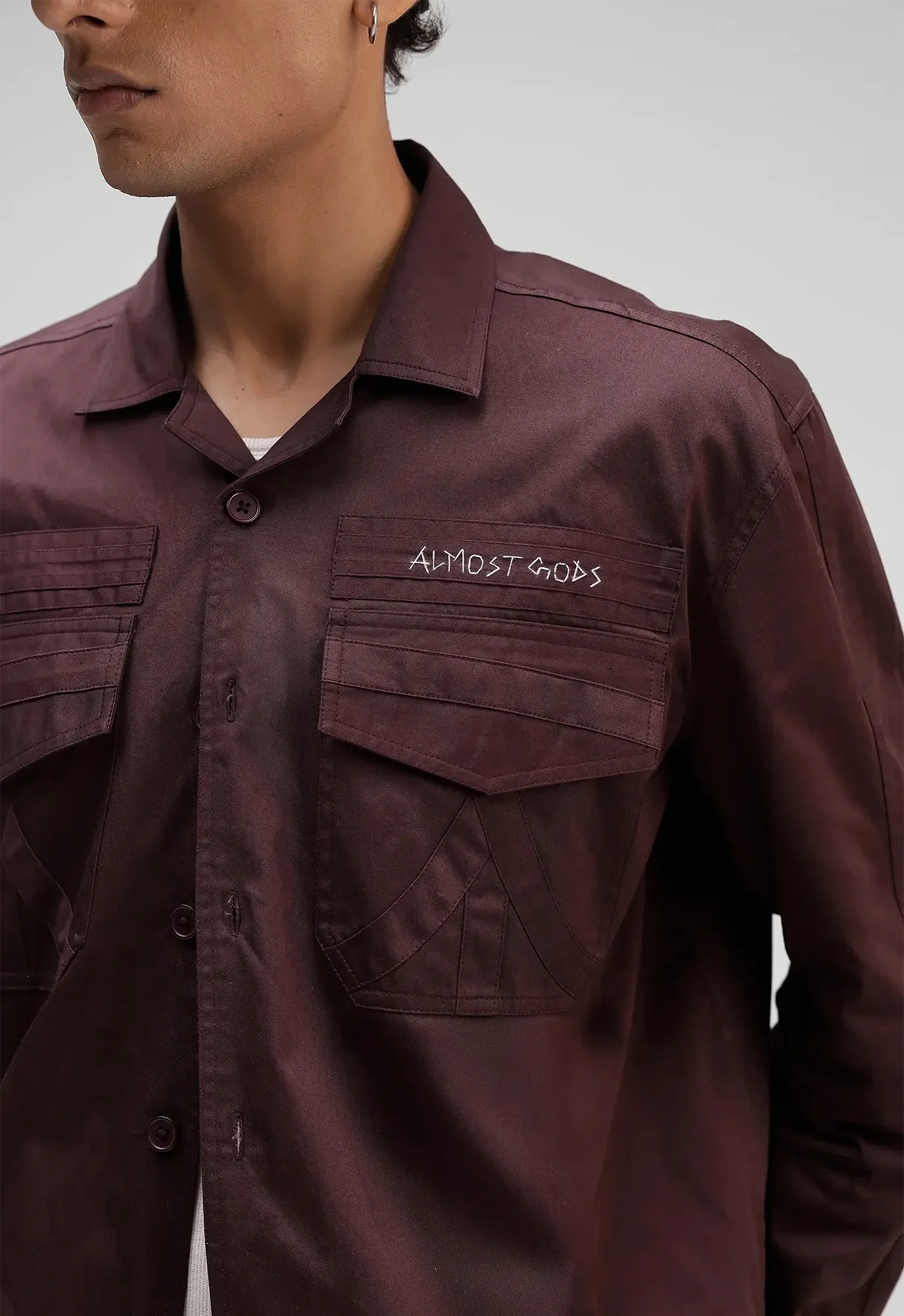 Military Relaxed Overshirt