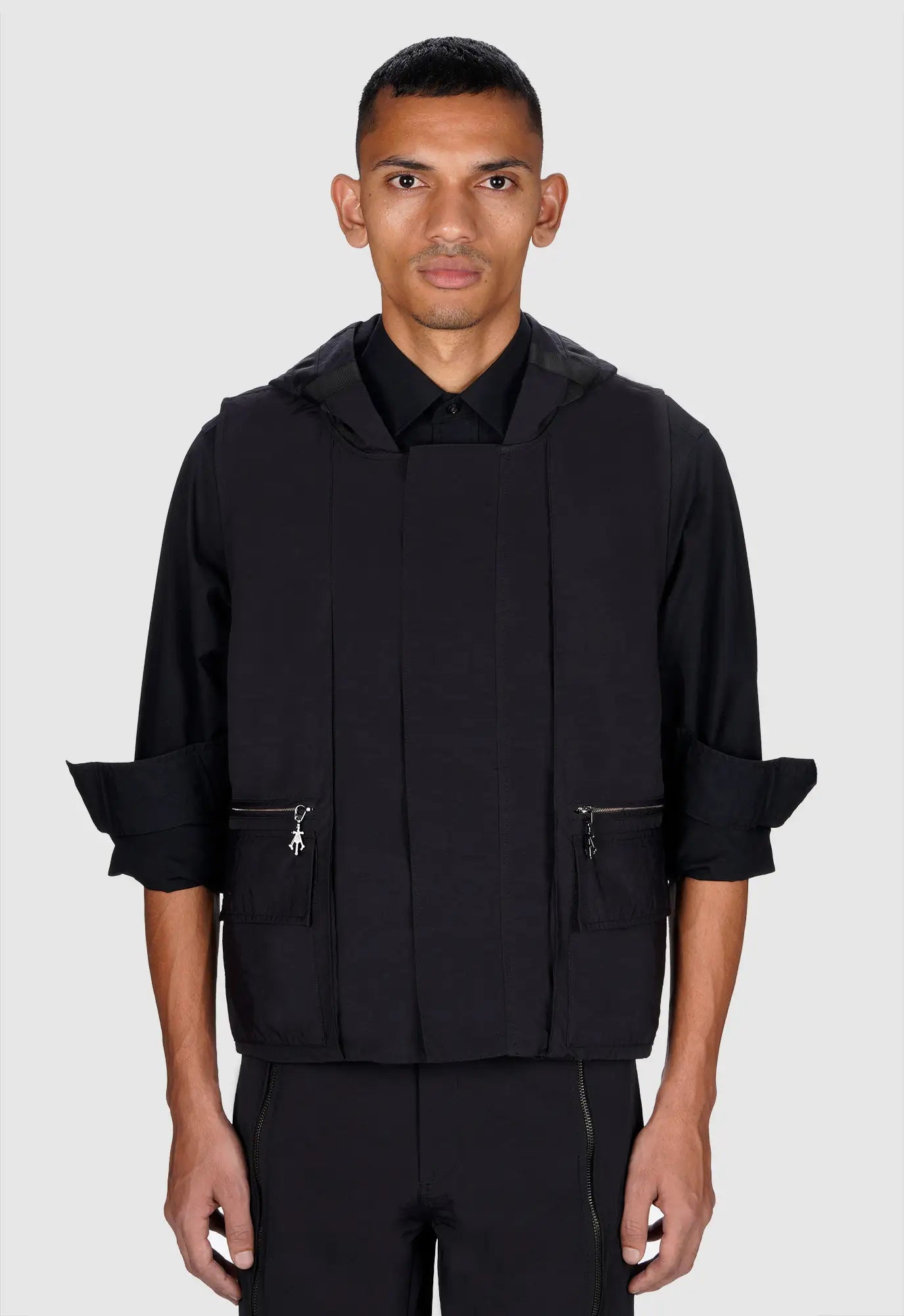 Utility Vest with Hood