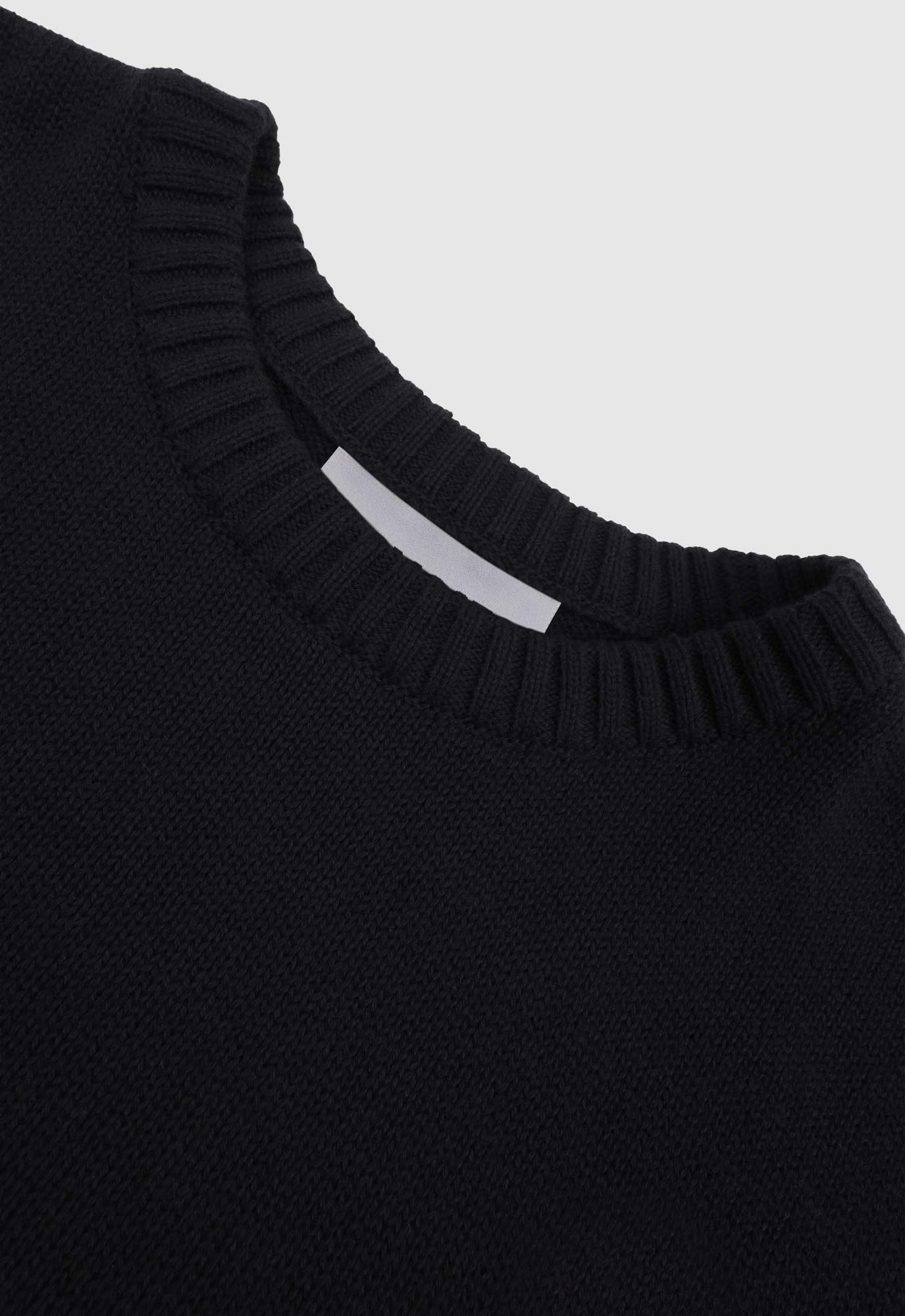 Zodiac Knit Sweater in Black