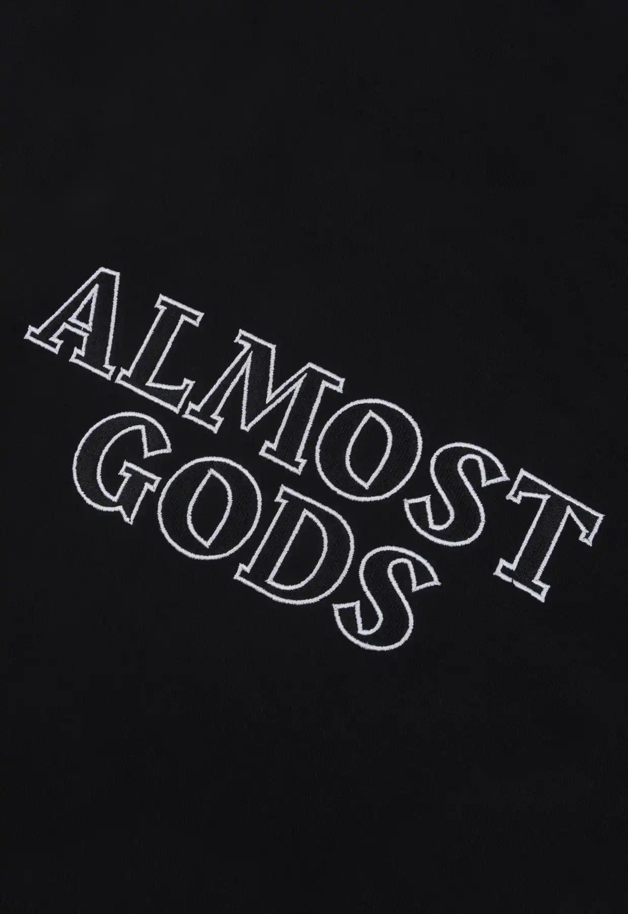 Logo Panel Hoodie In Black And White