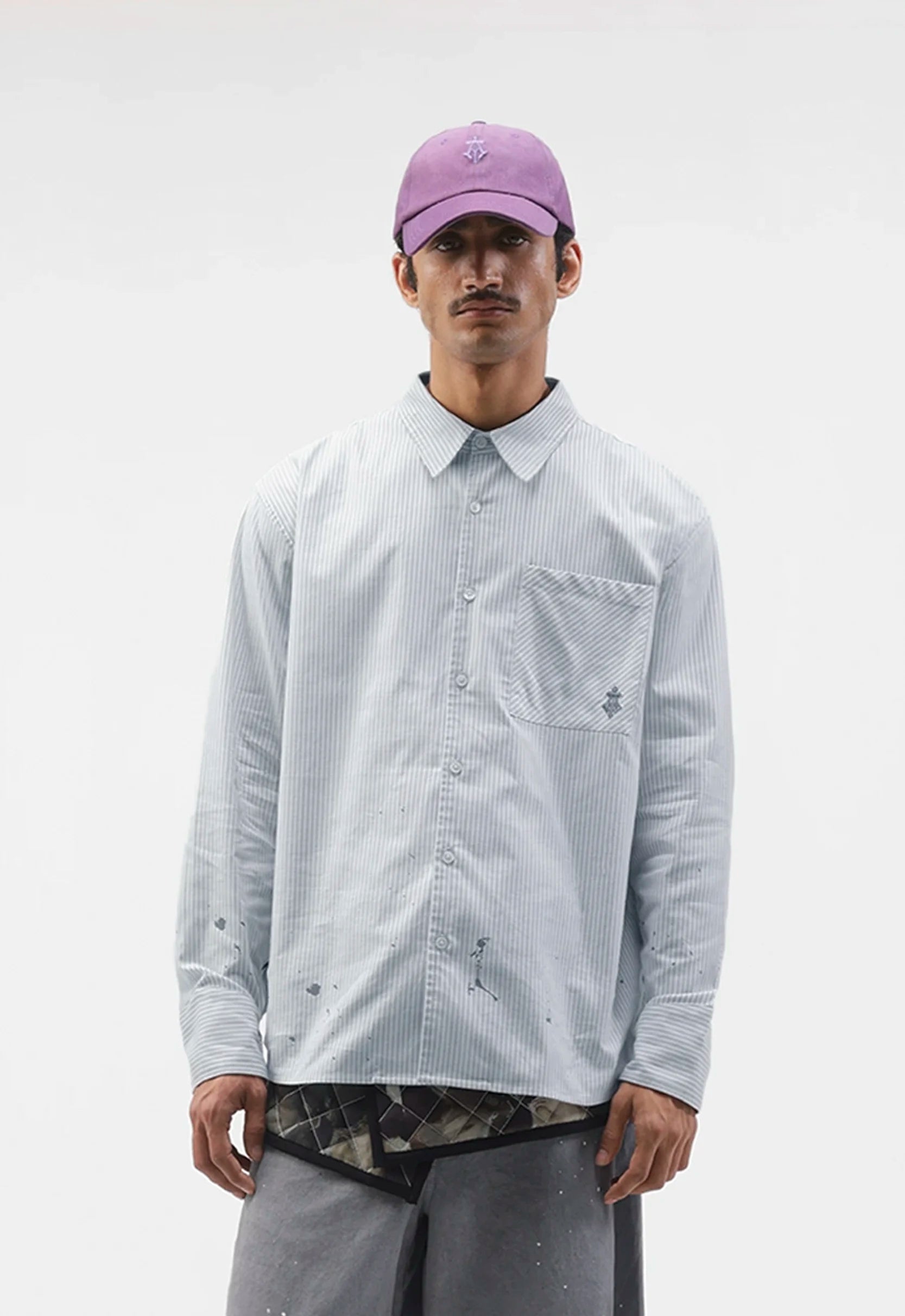 Paint Splatter Logo Boxy Shirt