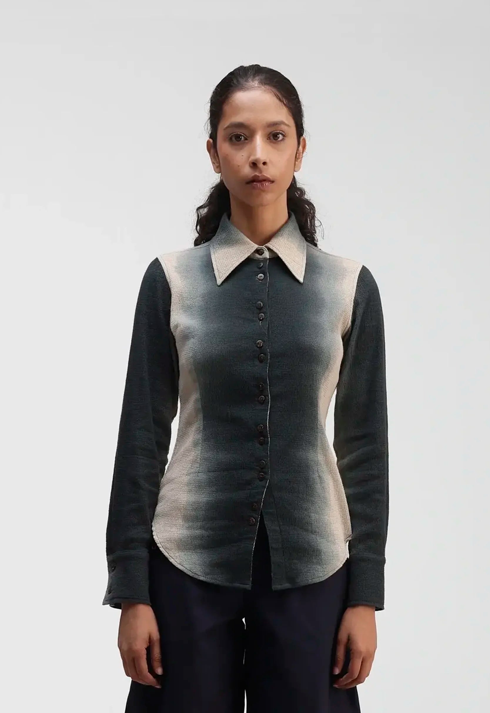 Hand Dyed Emanate Fitted Shirt