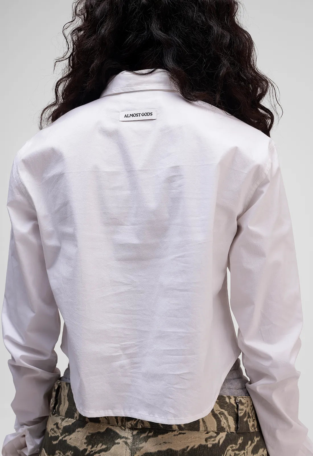 Long Sleeve Cropped Shirt